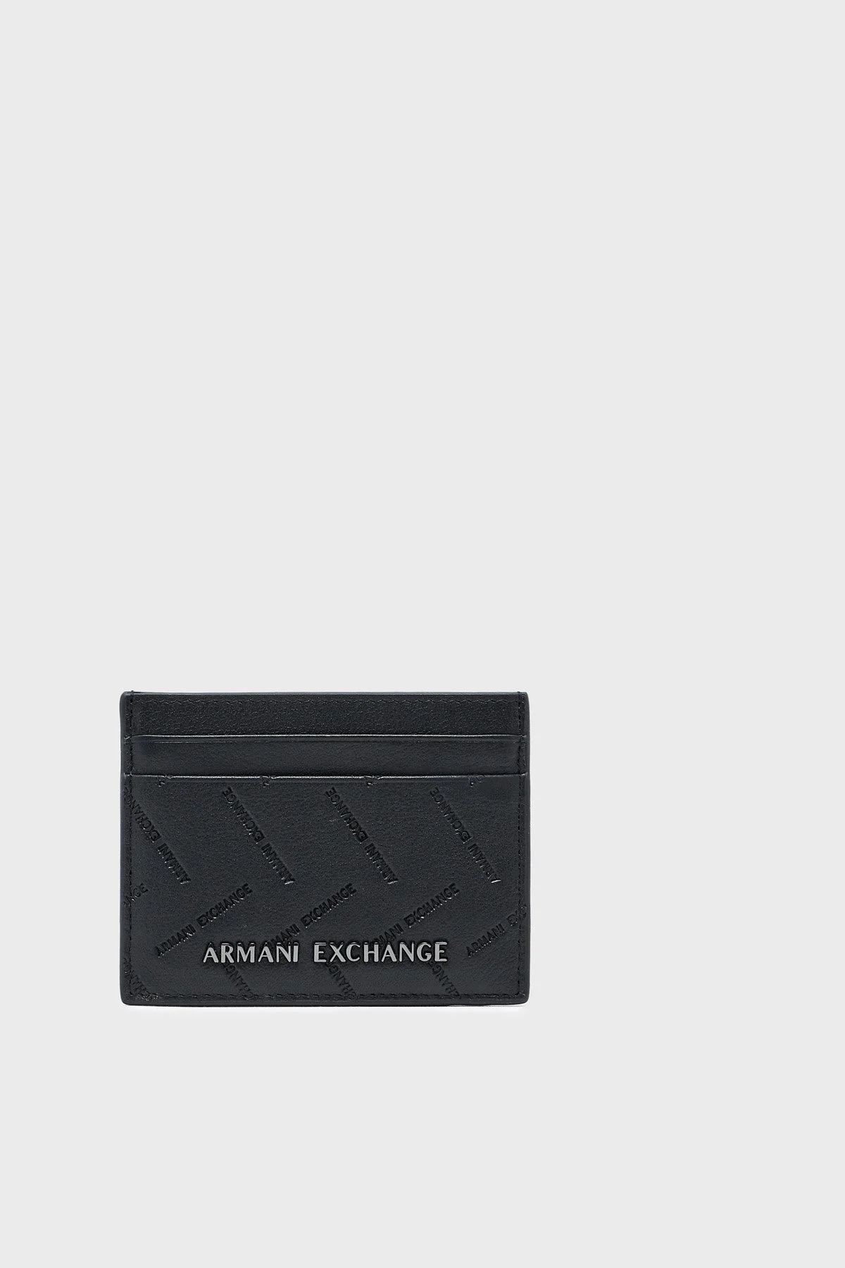 Armani Exchange Hakiki Deri Logolu Erkek Kartlık XM000169 AF27287 UC001 SİYAH - 1