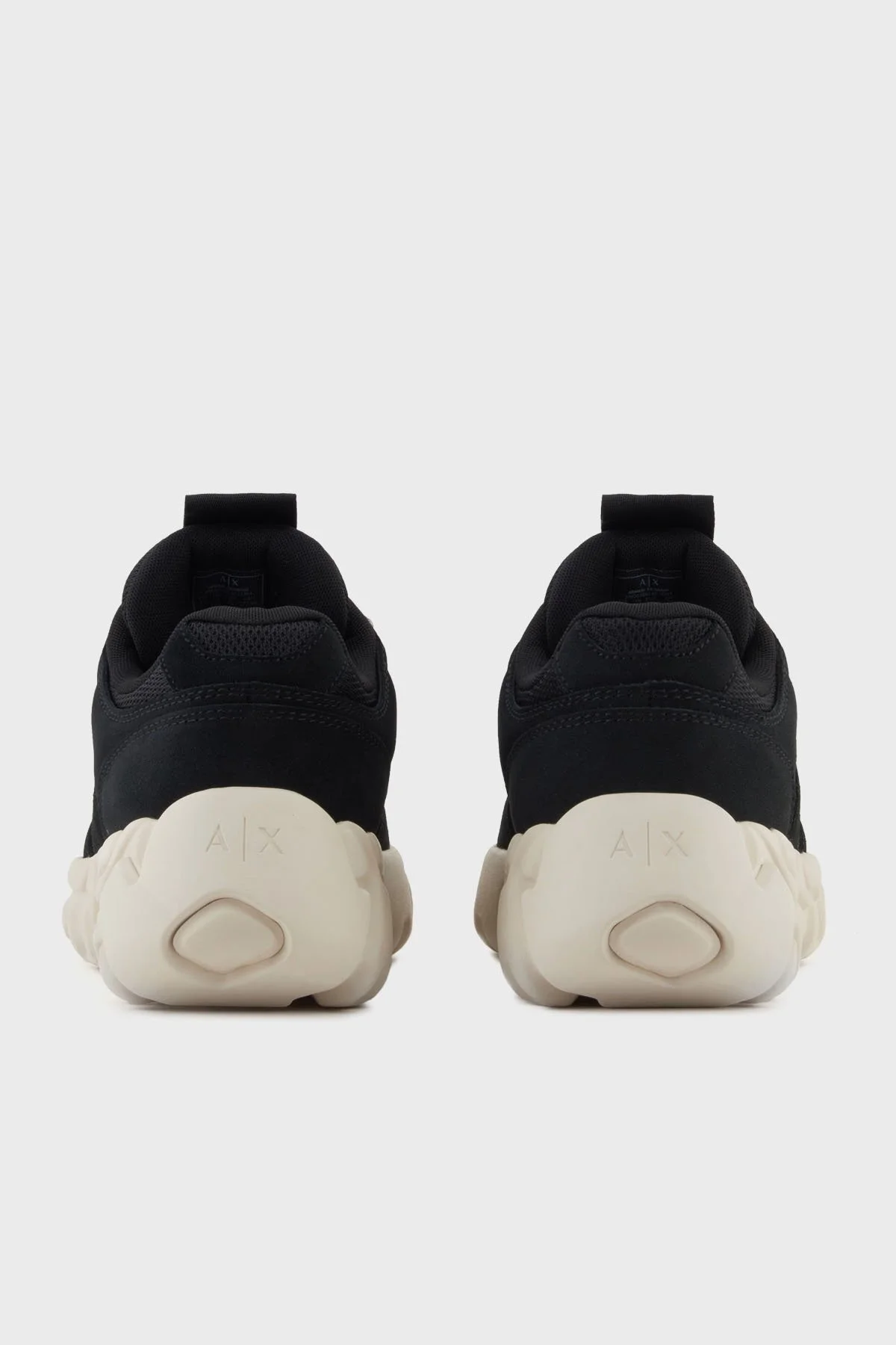 Armani Exchange Hakiki Deri Logolu Kalın Taban Sneaker Erkek Ayakkabı XM001692 AF17369 UC001 SİYAH - 5