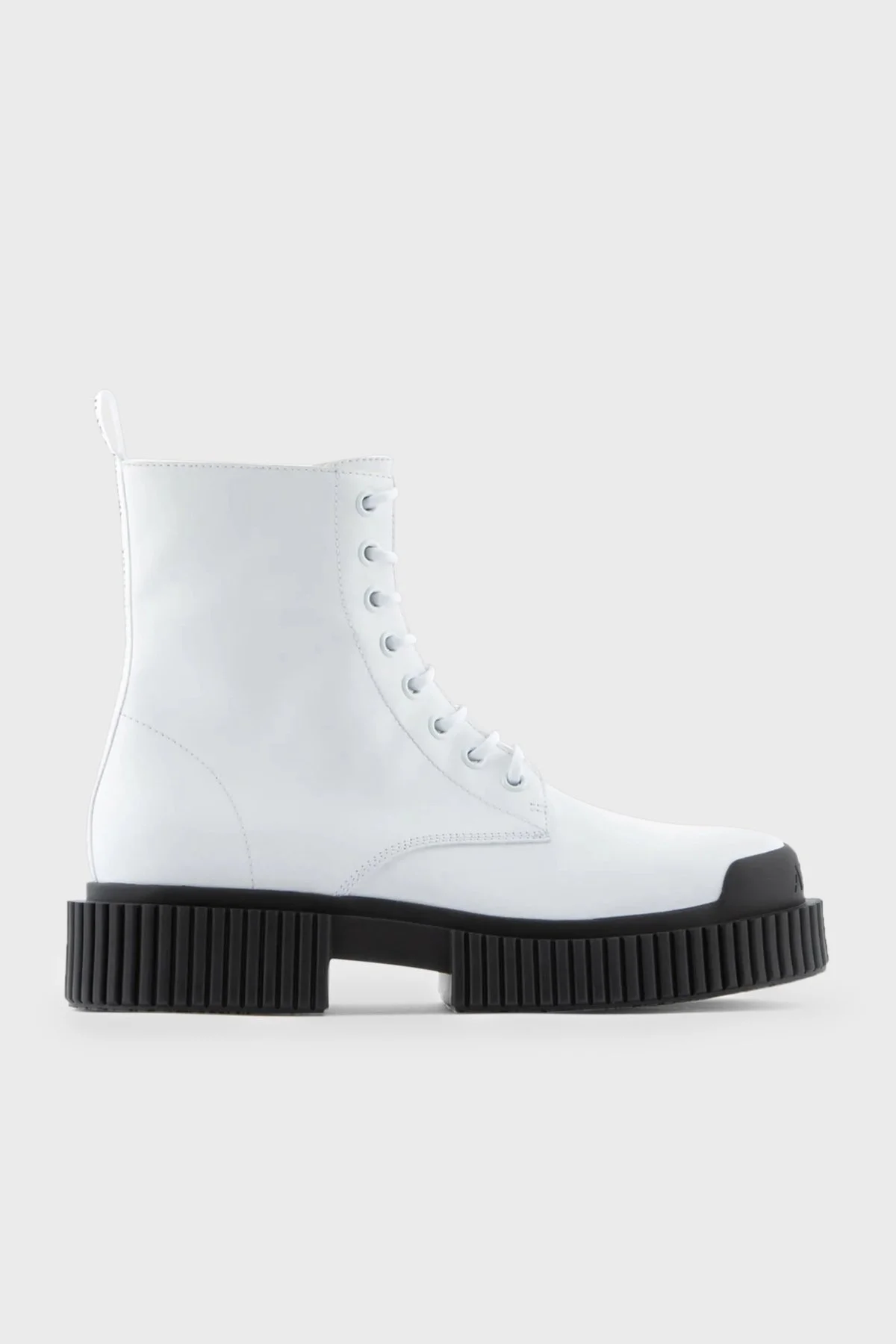 Armani Exchange Hakiki Deri Postal Bayan Bot XDM005 XV628 00001 BEYAZ - 1