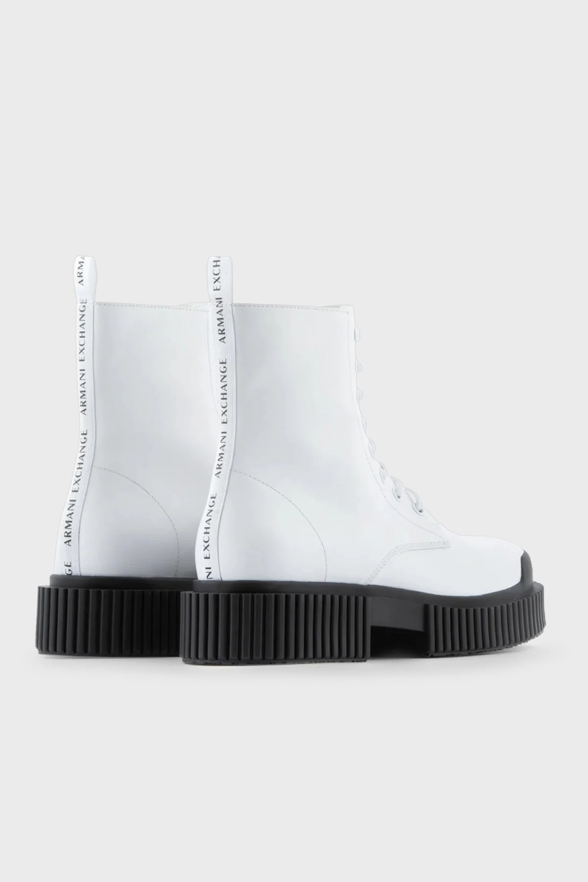 Armani Exchange Hakiki Deri Postal Bayan Bot XDM005 XV628 00001 BEYAZ - 3