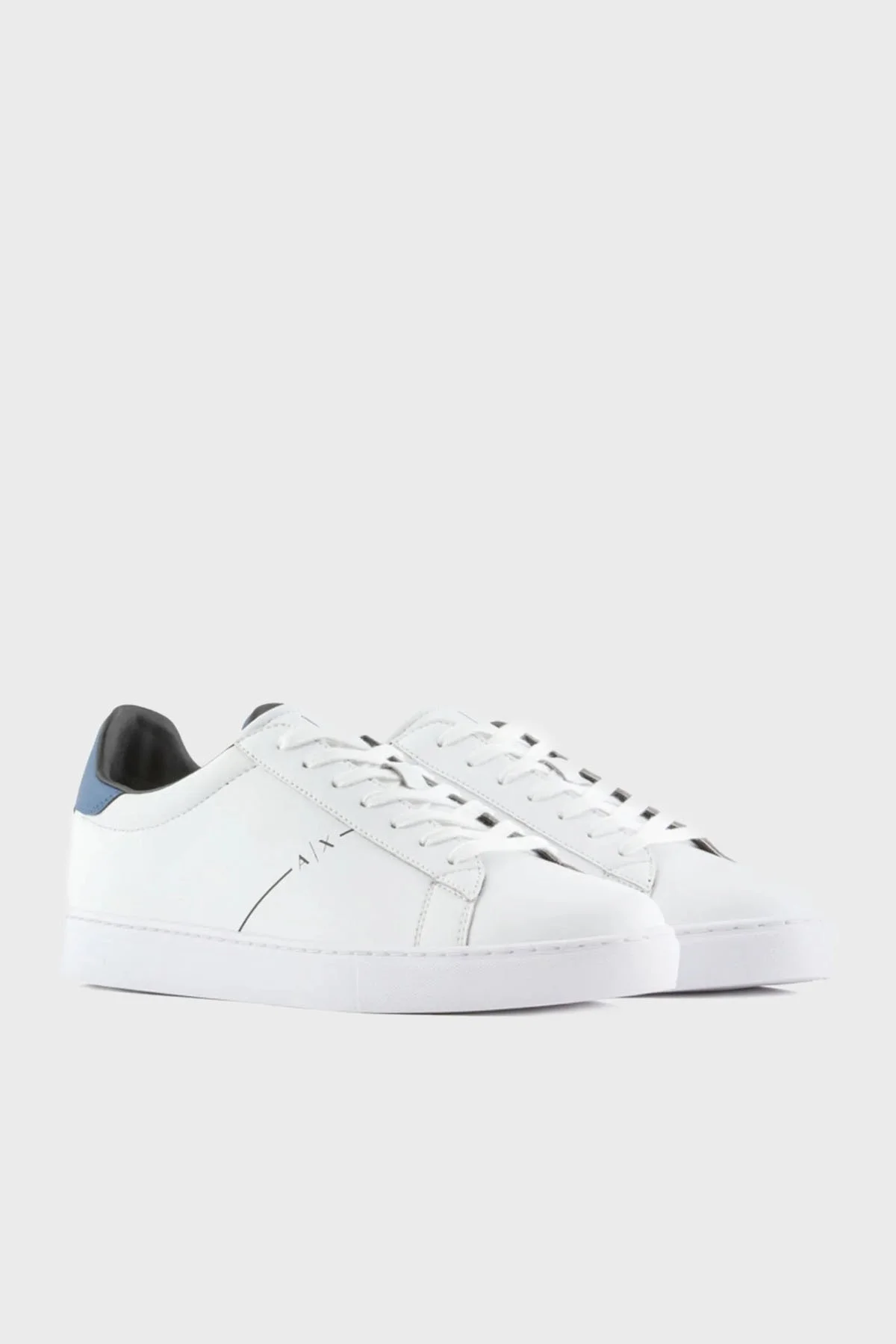 Armani Exchange Hakiki Deri Sneaker Erkek Ayakkabı XUX001 XV093 K709 BEYAZ - 2