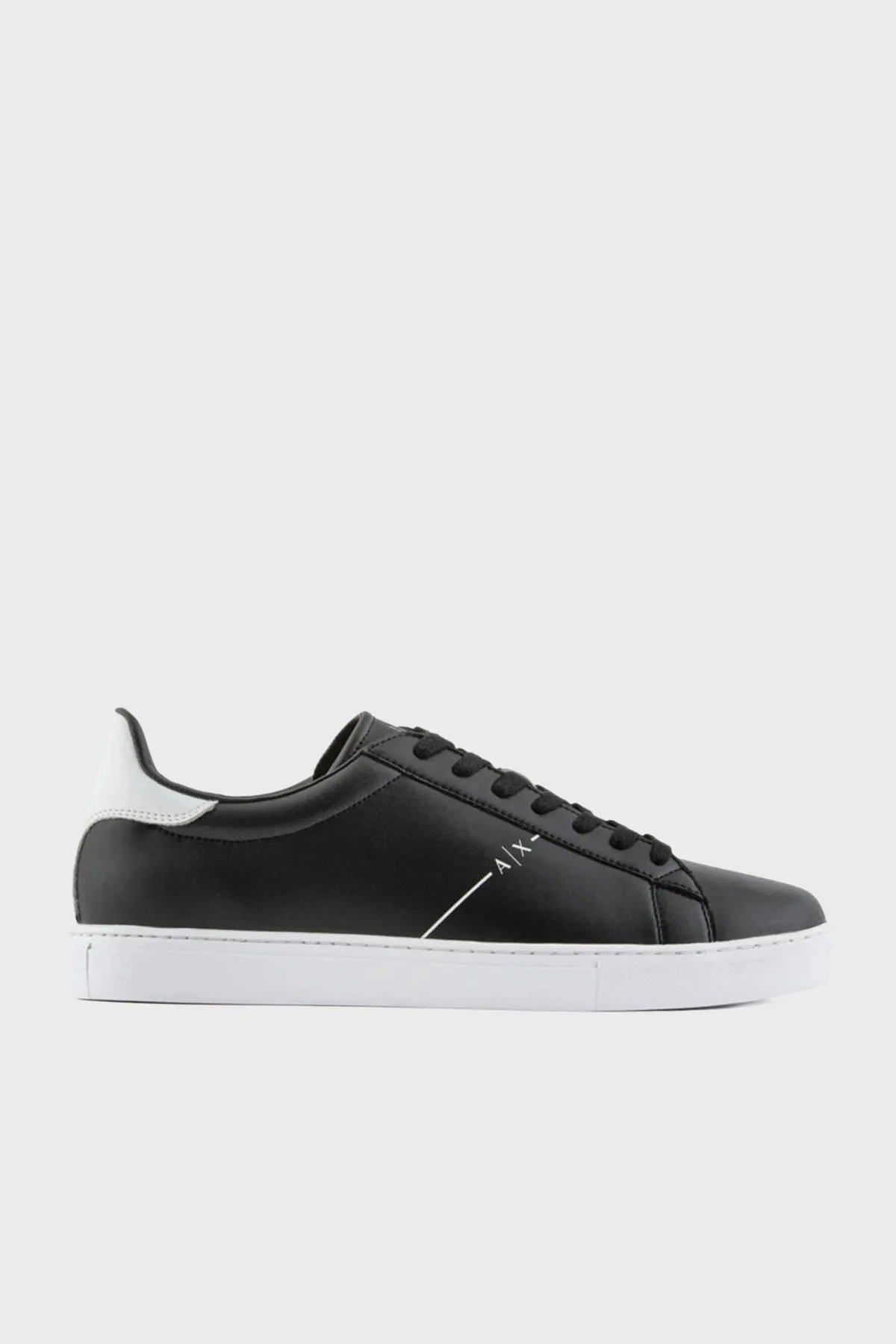 Armani Exchange Hakiki Deri Sneaker Erkek Ayakkabı XUX001 XV093 S277 SİYAH - 1