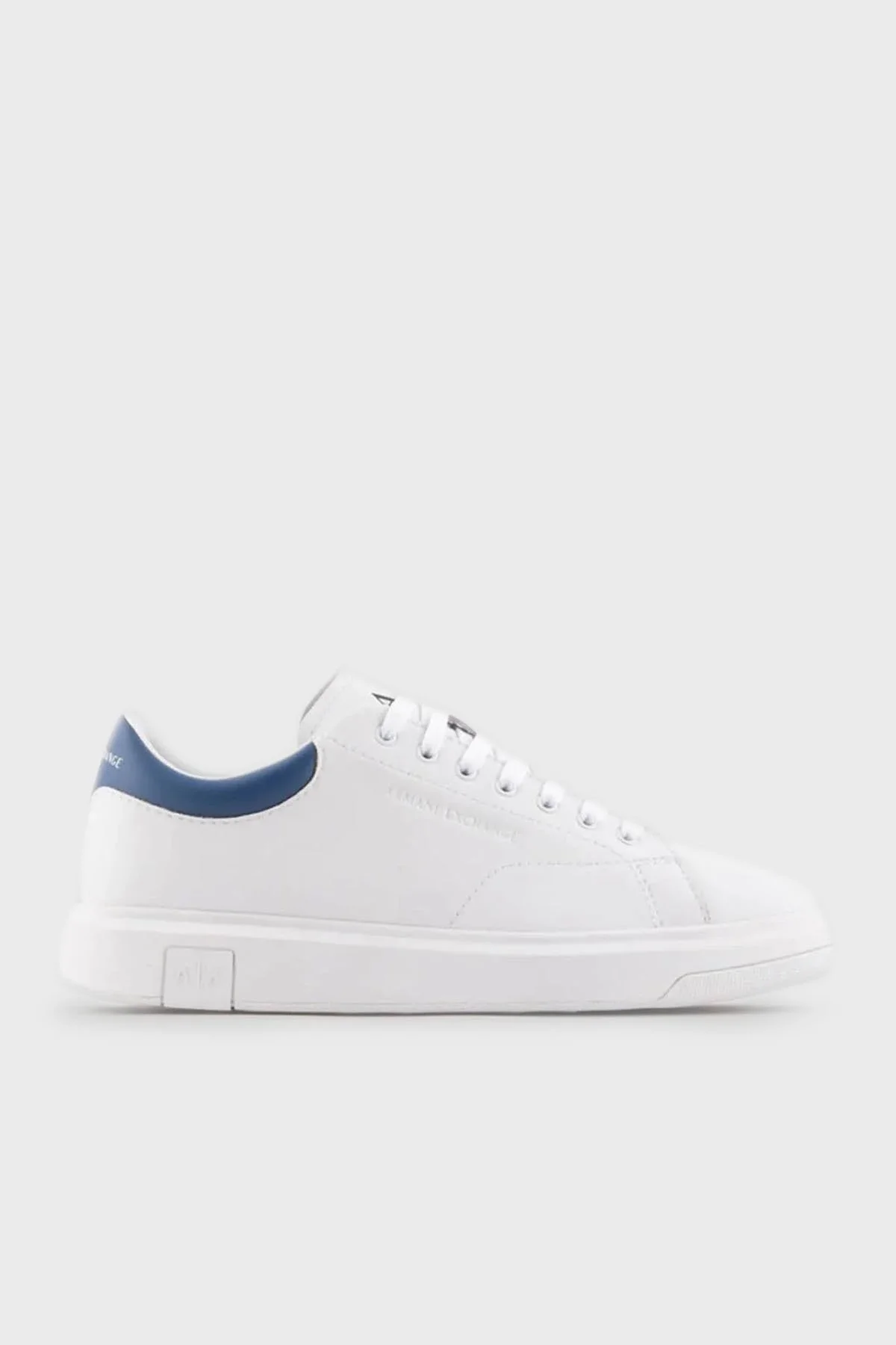 Armani Exchange Hakiki Deri Sneaker Erkek Ayakkabı XUX123 XV534 S533 BEYAZ - 1