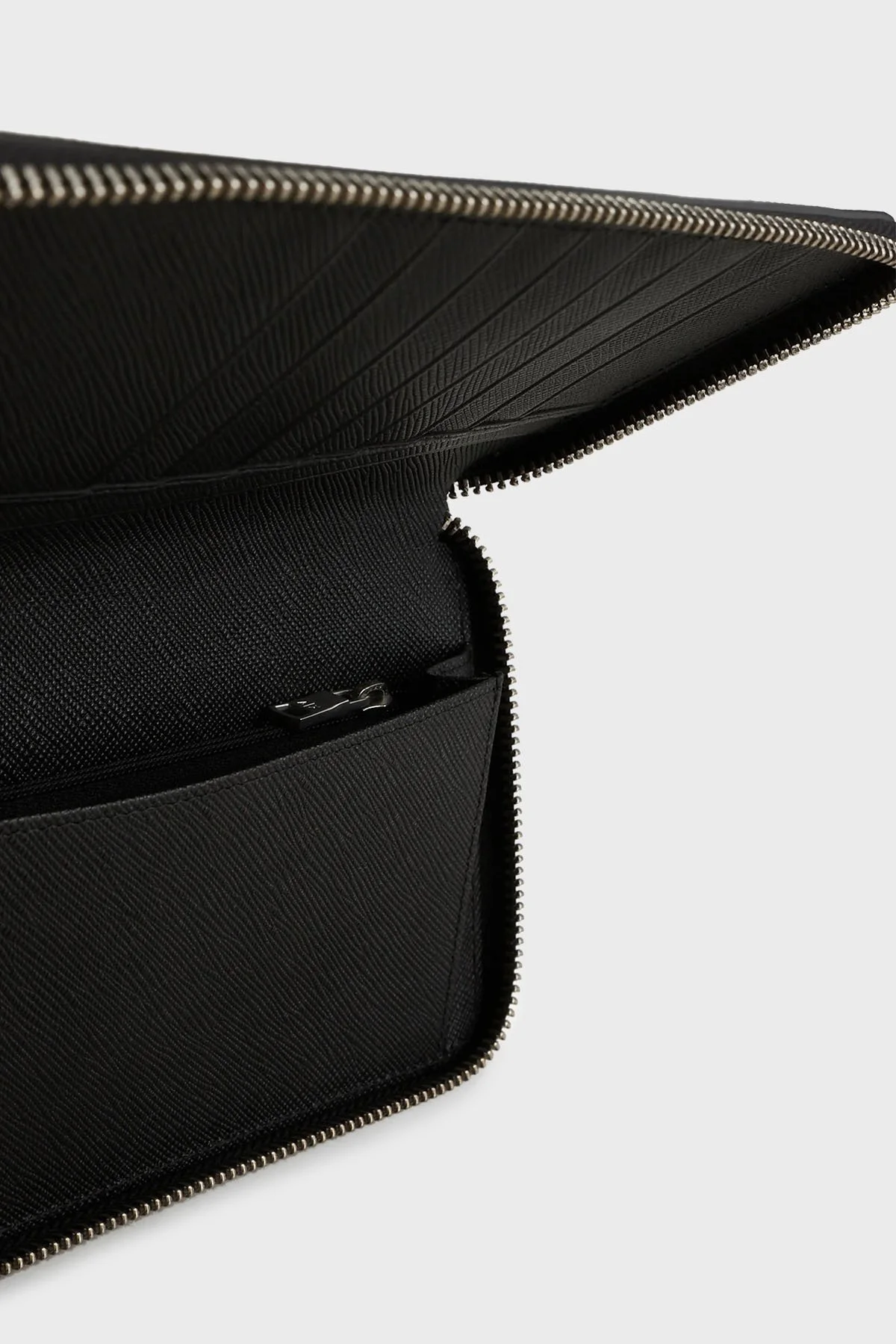 Armani Exchange Hakiki Deri Uzun Erkek Cüzdan 958055 CC843 00020 SİYAH - 4