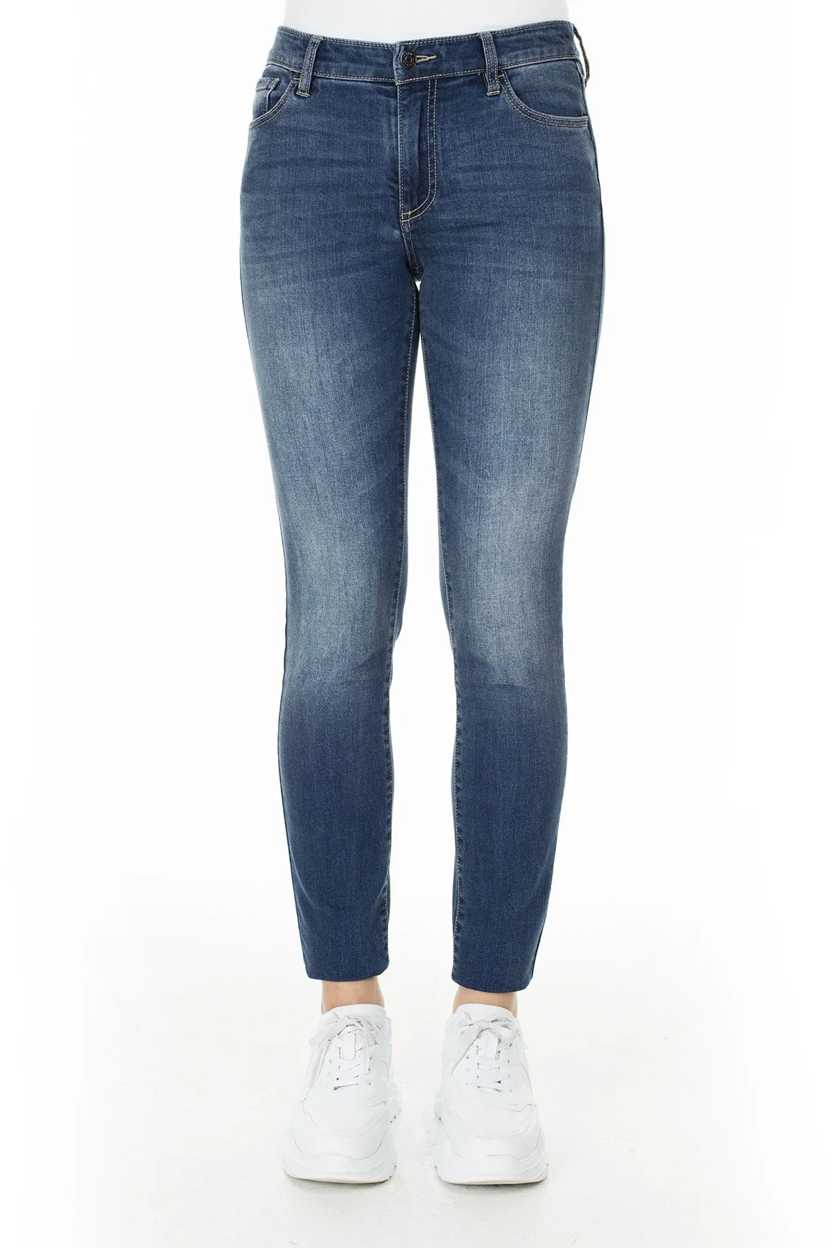 Armani Exchange J01 Jeans Bayan Kot Pantolon 8NYJ01 Y3AZZ 1500 LACİVERT - 2