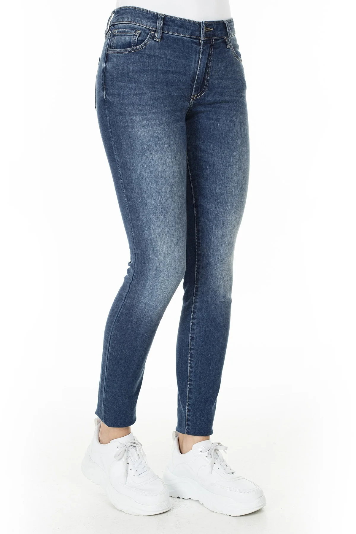 Armani Exchange J01 Jeans Bayan Kot Pantolon 8NYJ01 Y3AZZ 1500 LACİVERT - 3