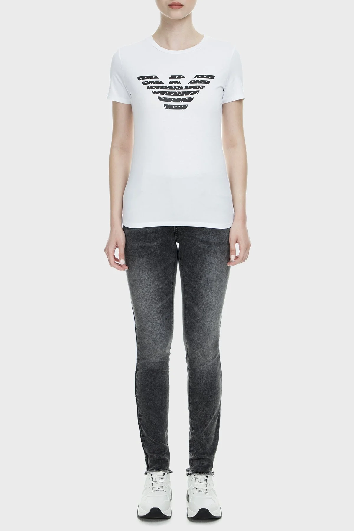 Armani Exchange J01 Jeans Kadın Kot Pantolon S 6GYJ01 Y2HMZ 0903 Gri - 1