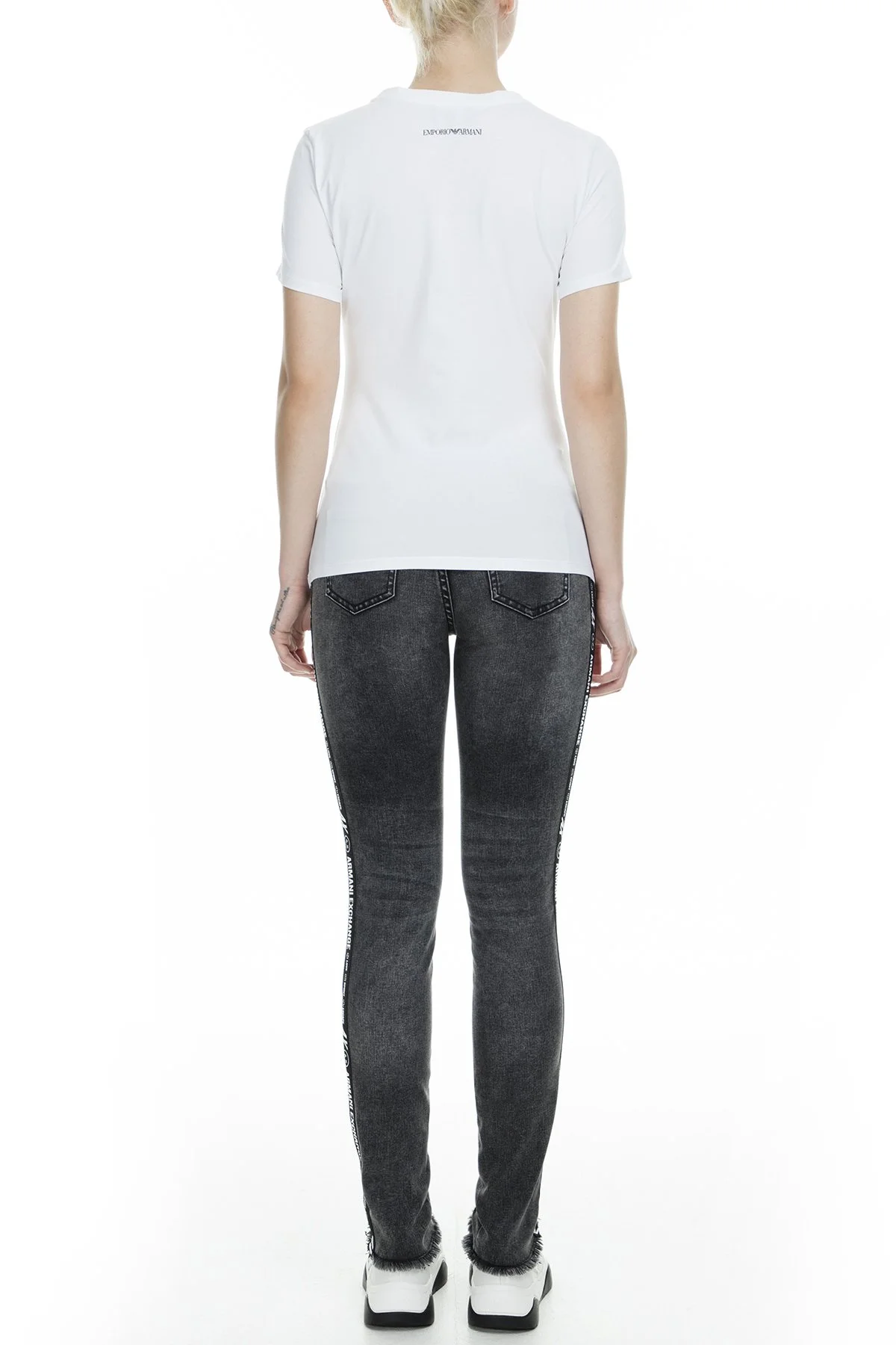 Armani Exchange J01 Jeans Kadın Kot Pantolon S 6GYJ01 Y2HMZ 0903 Gri - 5