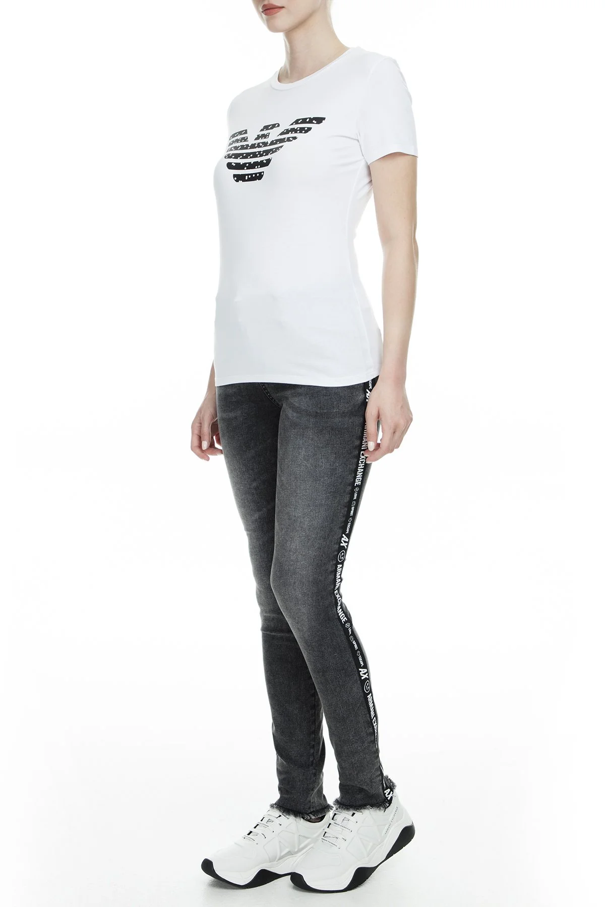 Armani Exchange J01 Jeans Kadın Kot Pantolon S 6GYJ01 Y2HMZ 0903 Gri - 6