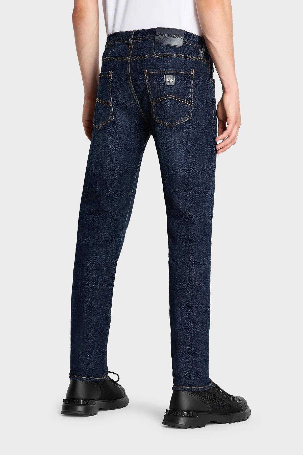 Armani Exchange J13 Düşük Bel Dar Paça Slim Fit Jeans Erkek Kot Pantolon 6RZJ13 Z18FZ 1500 LACİVERT - 2