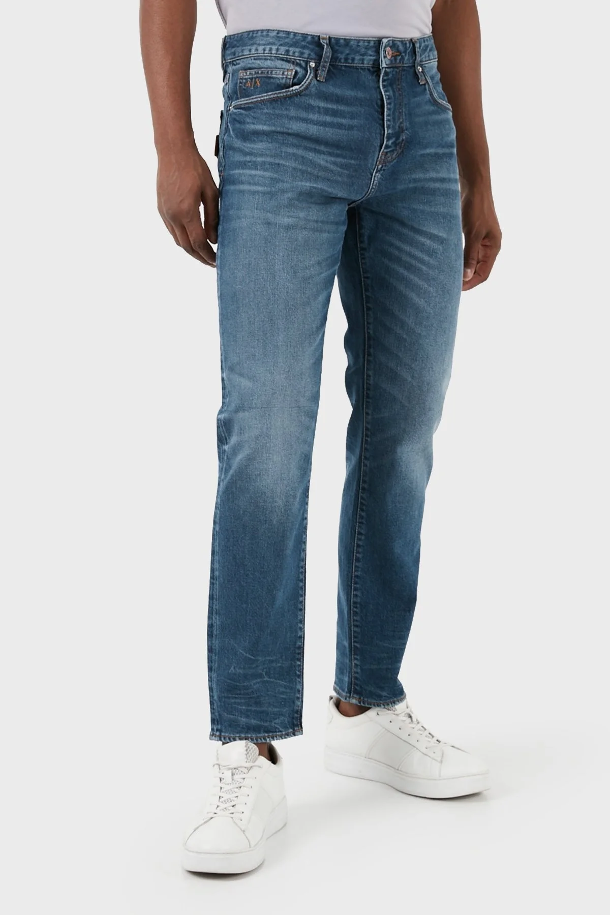 Armani Exchange J13 Pamuklu Slim Fit Jeans Erkek Kot Pantolon 3DZJ13 Z1YGZ 1500 MAVİ - 3