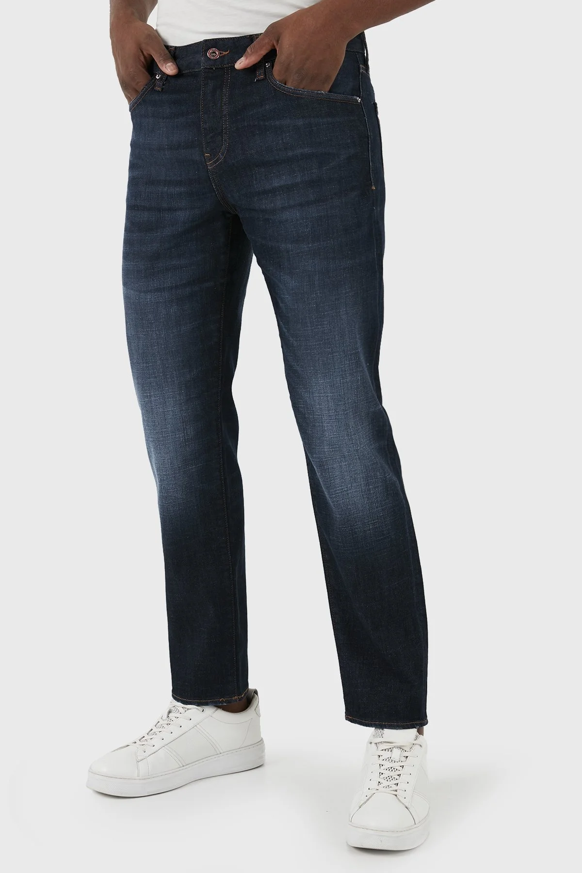 Armani Exchange J13 Slim Fit Jeans Erkek Kot Pantolon 3DZJ13 Z1YHZ 1500 MAVİ - 2