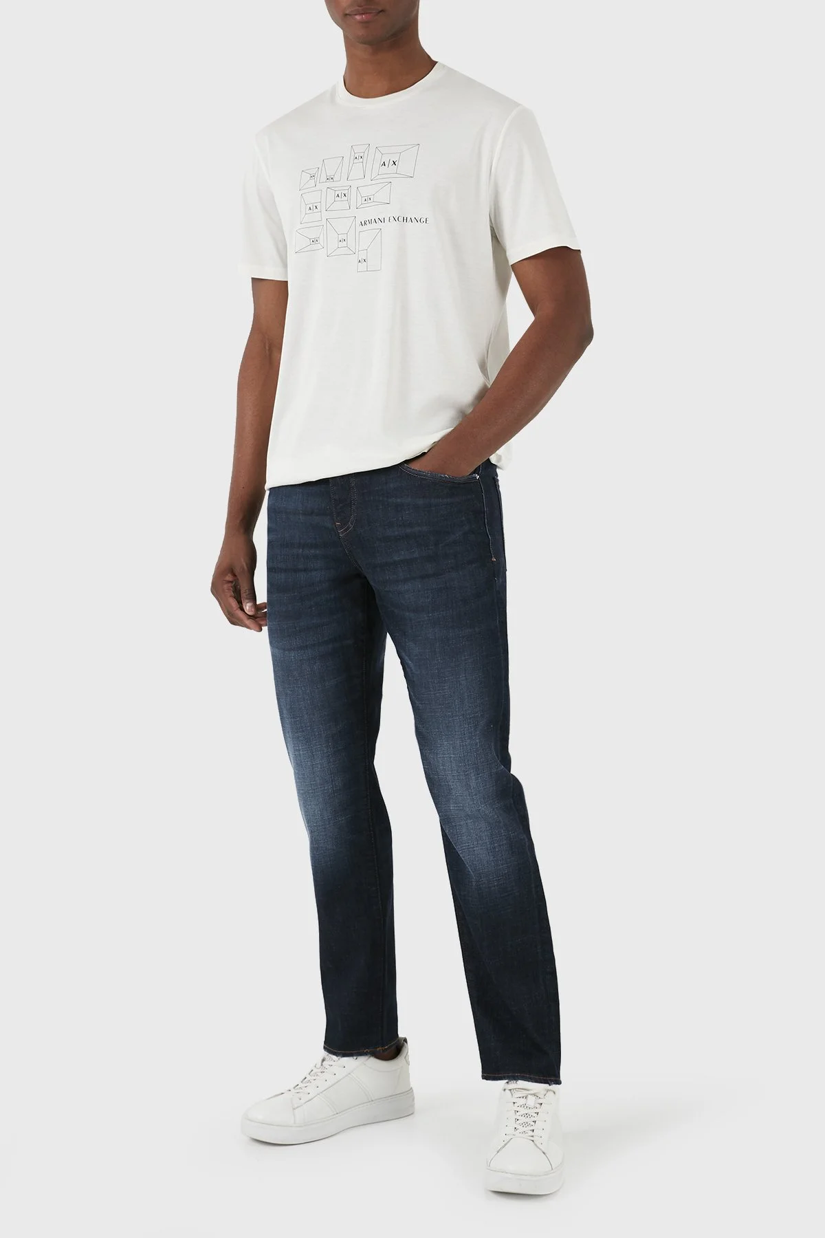 Armani Exchange J13 Slim Fit Jeans Erkek Kot Pantolon 3DZJ13 Z1YHZ 1500 MAVİ - 1