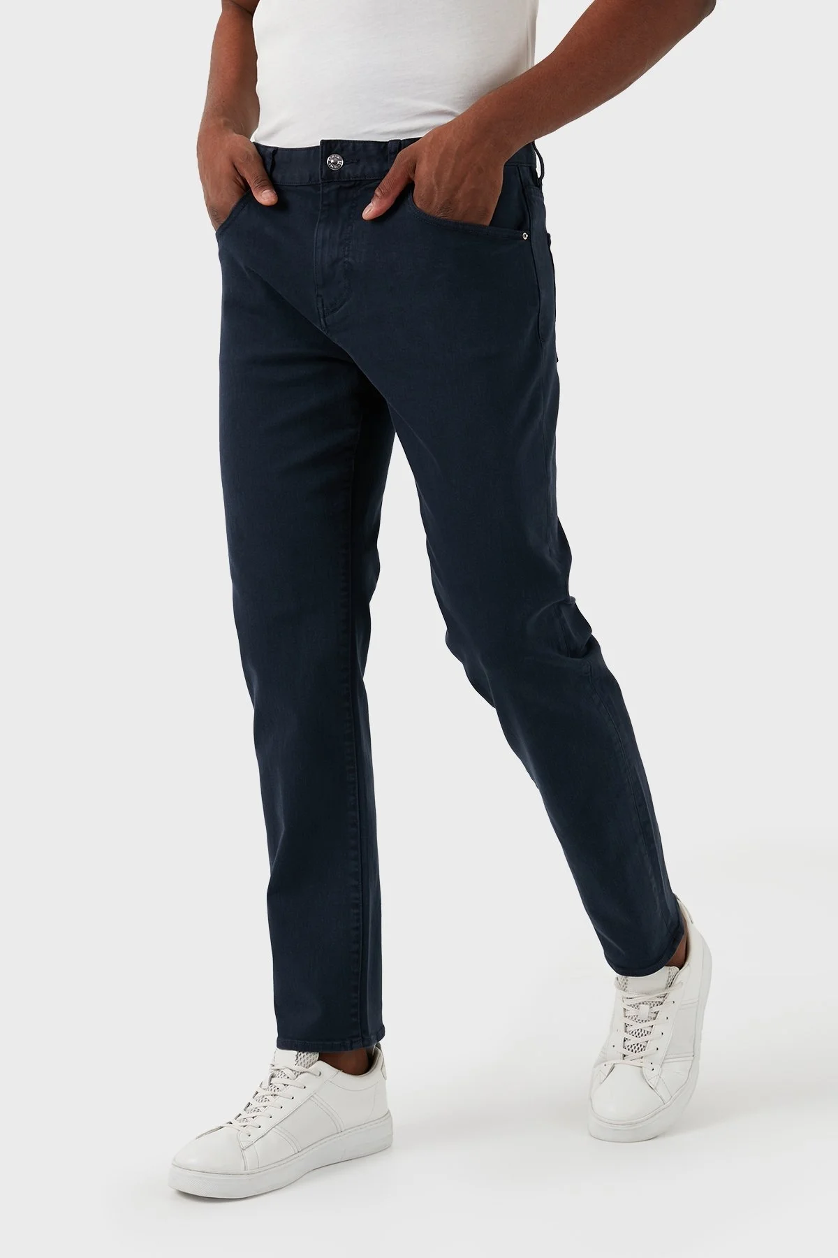 Armani Exchange J13 Slim Fit Yüksek Bel Jeans Erkek Kot Pantolon 3DZJ13 Z2AAZ 15CX LACİVERT - 3