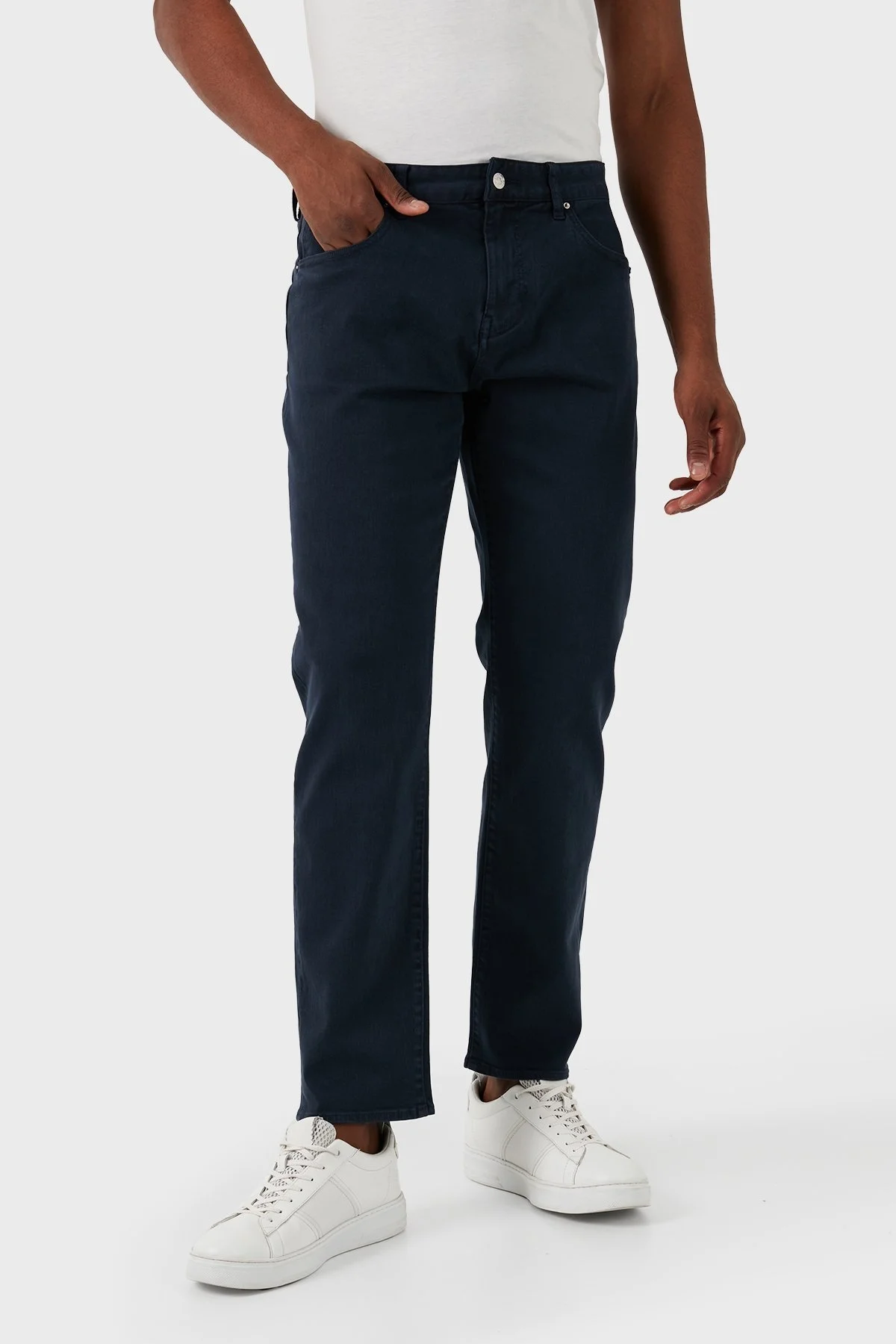 Armani Exchange J13 Slim Fit Yüksek Bel Jeans Erkek Kot Pantolon 3DZJ13 Z2AAZ 15CX LACİVERT - 4