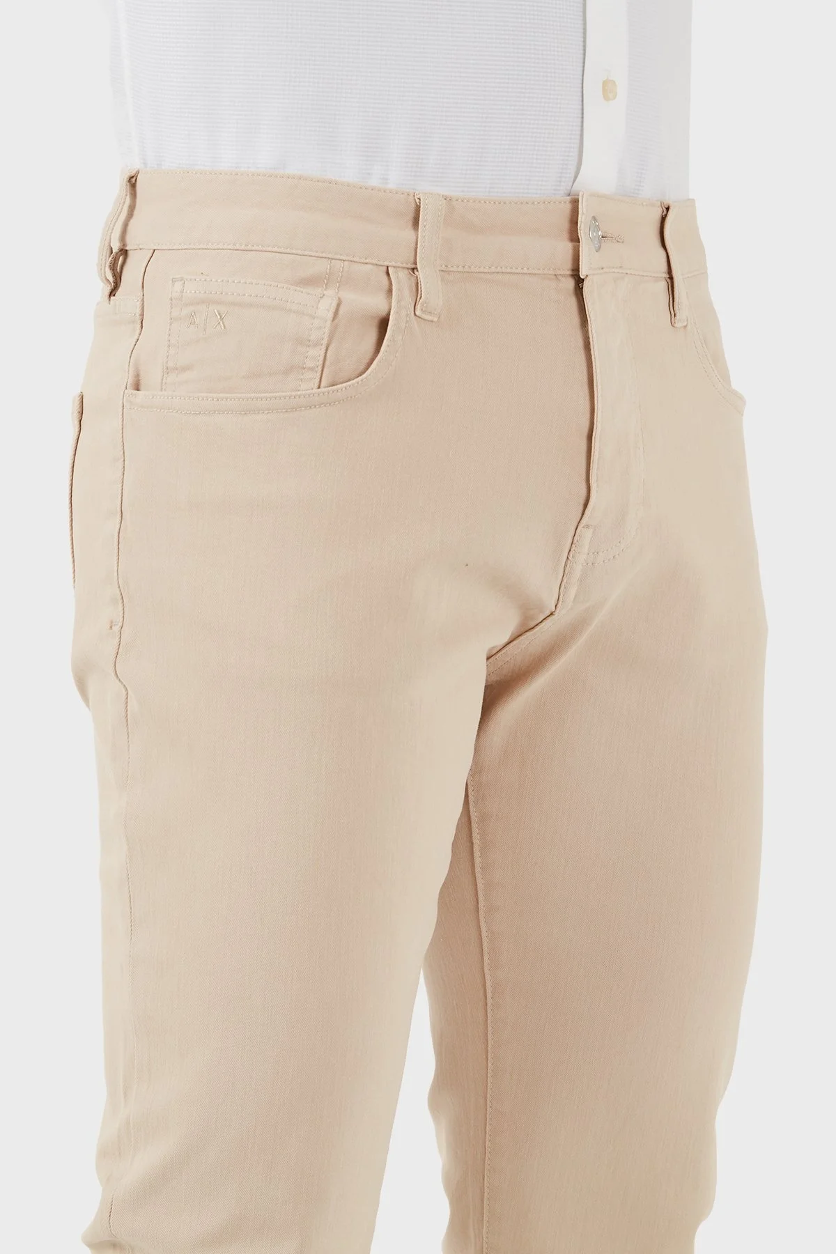 Armani Exchange J13 Slim Fit Yüksek Bel Jeans Erkek Kot Pantolon 3DZJ13 Z2AAZ 1792 BEJ - 3