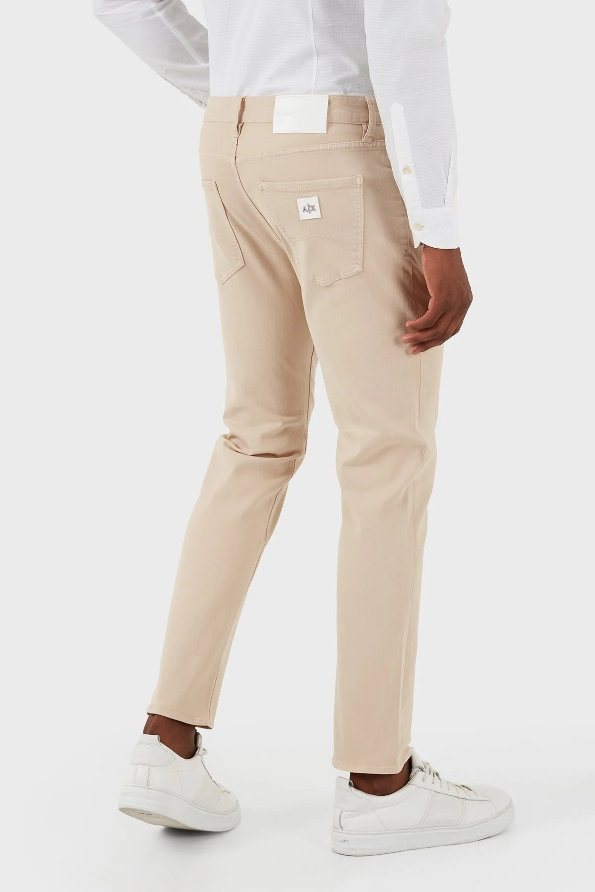 Armani Exchange J13 Slim Fit Yüksek Bel Jeans Erkek Kot Pantolon 3DZJ13 Z2AAZ 1792 BEJ - 4