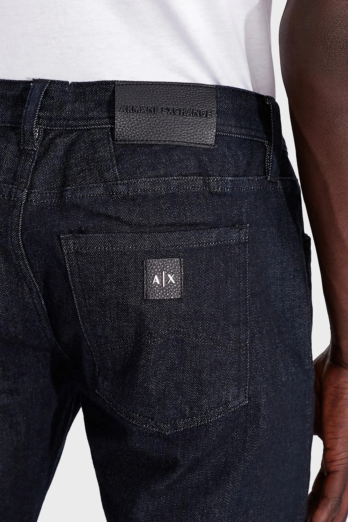 Armani Exchange J13 Streç Pamuklu Slim Fit Jeans Erkek Kot Pantolon 8NZJ13 Z1SAZ 55AA LACİVERT - 4