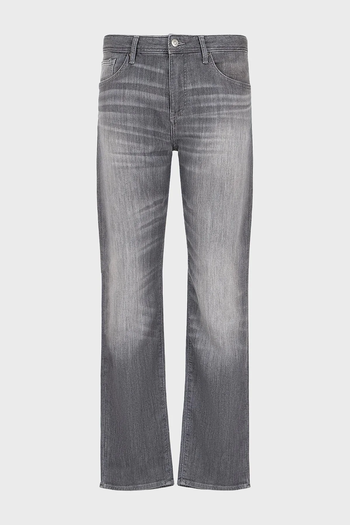Armani Exchange J13 Yüksek Bel Slim Fit Jeans Erkek Kot Pantolon 3DZJ13 Z2TTZ 0903 GRİ - 6