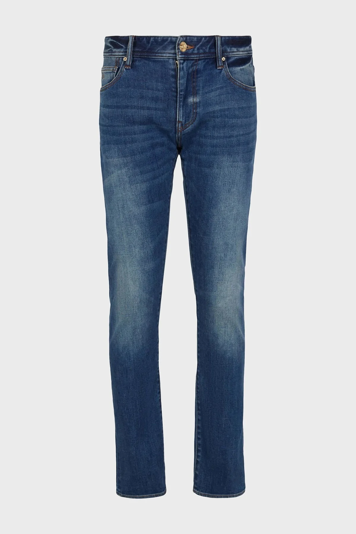 Armani Exchange J14 Düşük Bel Dar Paça Slim Fit Jeans Erkek Kot Pantolon 6RZJ14 Z18WZ 1500 LACİVERT - 6