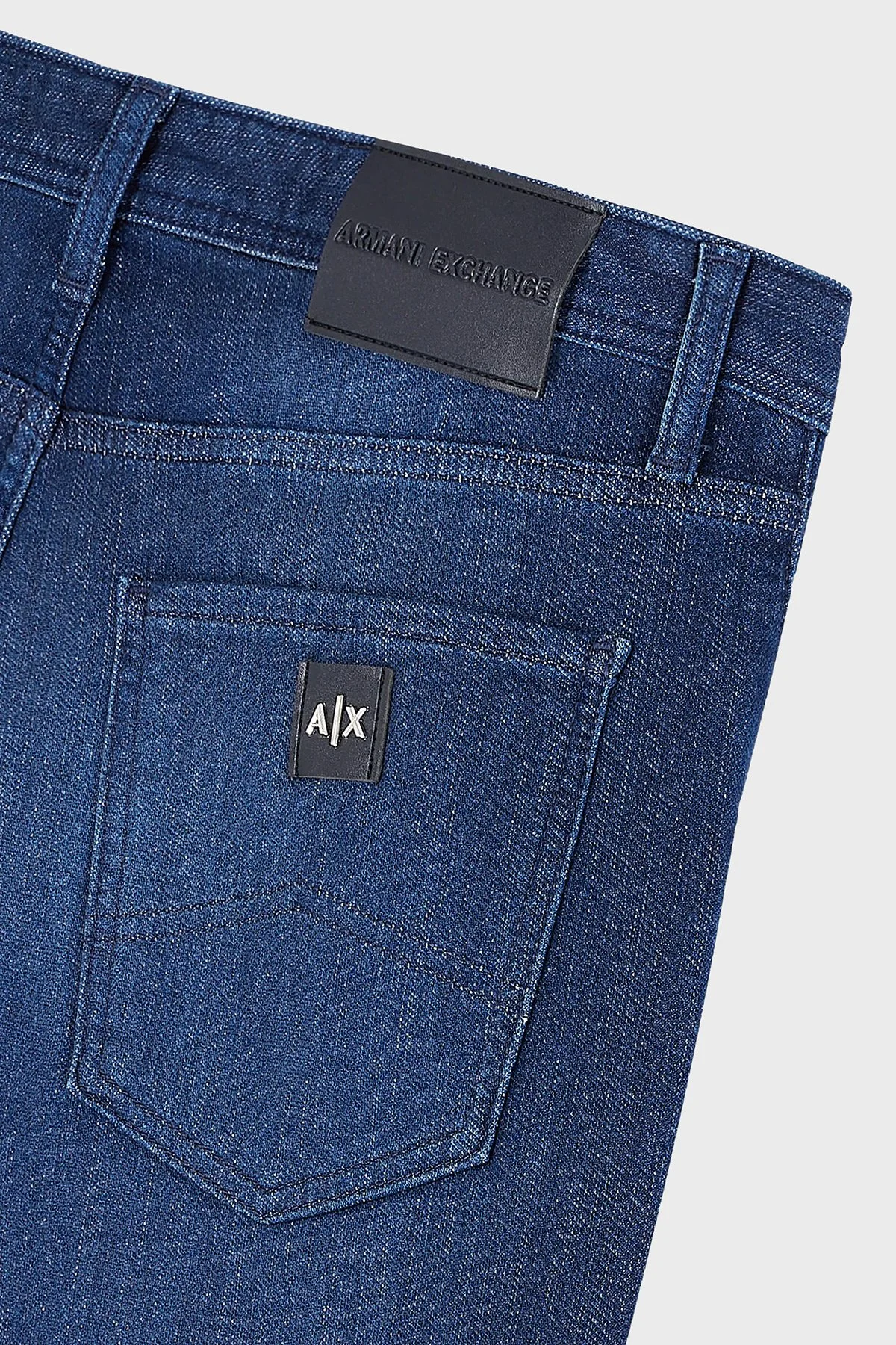 Armani Exchange J14 Normal Bel Slim Fit Jeans Erkek Kot Pantolon 3DZJ14 Z1TTZ 25EX LACİVERT - 5