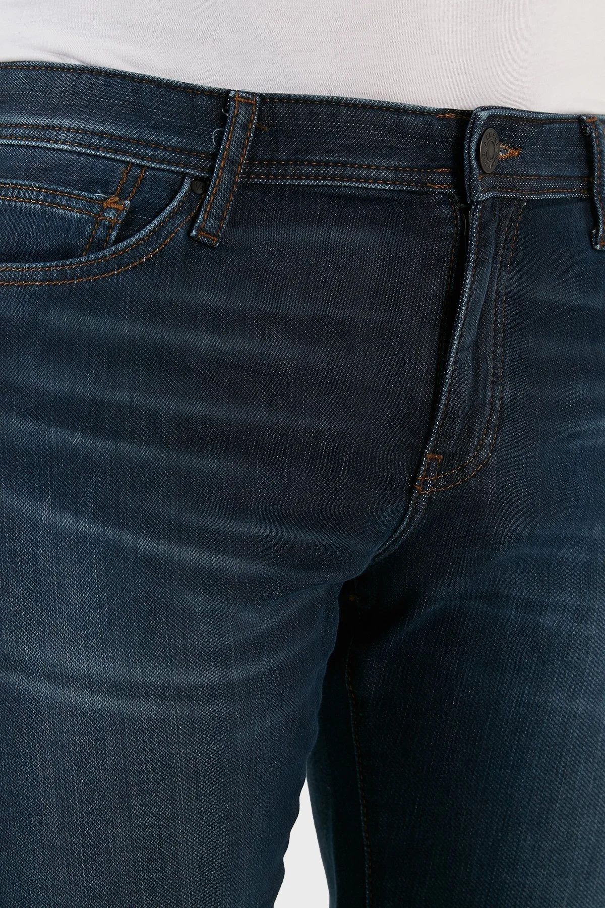 Armani Exchange J14 Pamuklu Normal Bel Skinny Fit Jeans Erkek Kot Pantolon 6LZJ14 Z2P6Z 1500 LACİVERT - 5