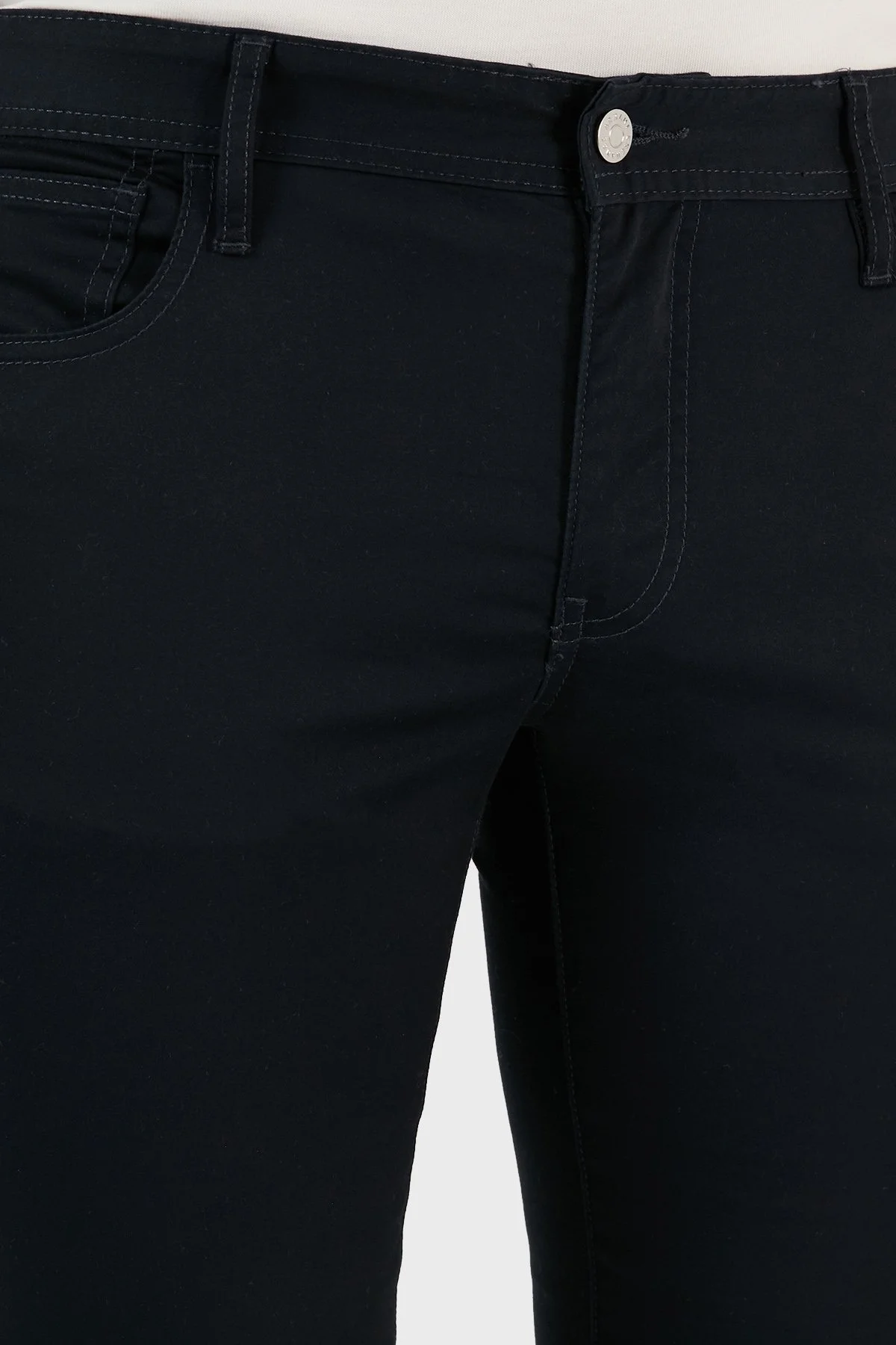 Armani Exchange J14 Pamuklu Skinny Fit Dar Paça Erkek Pantolon 8NZJ14 ZNXQZ 1583 LACİVERT - 4