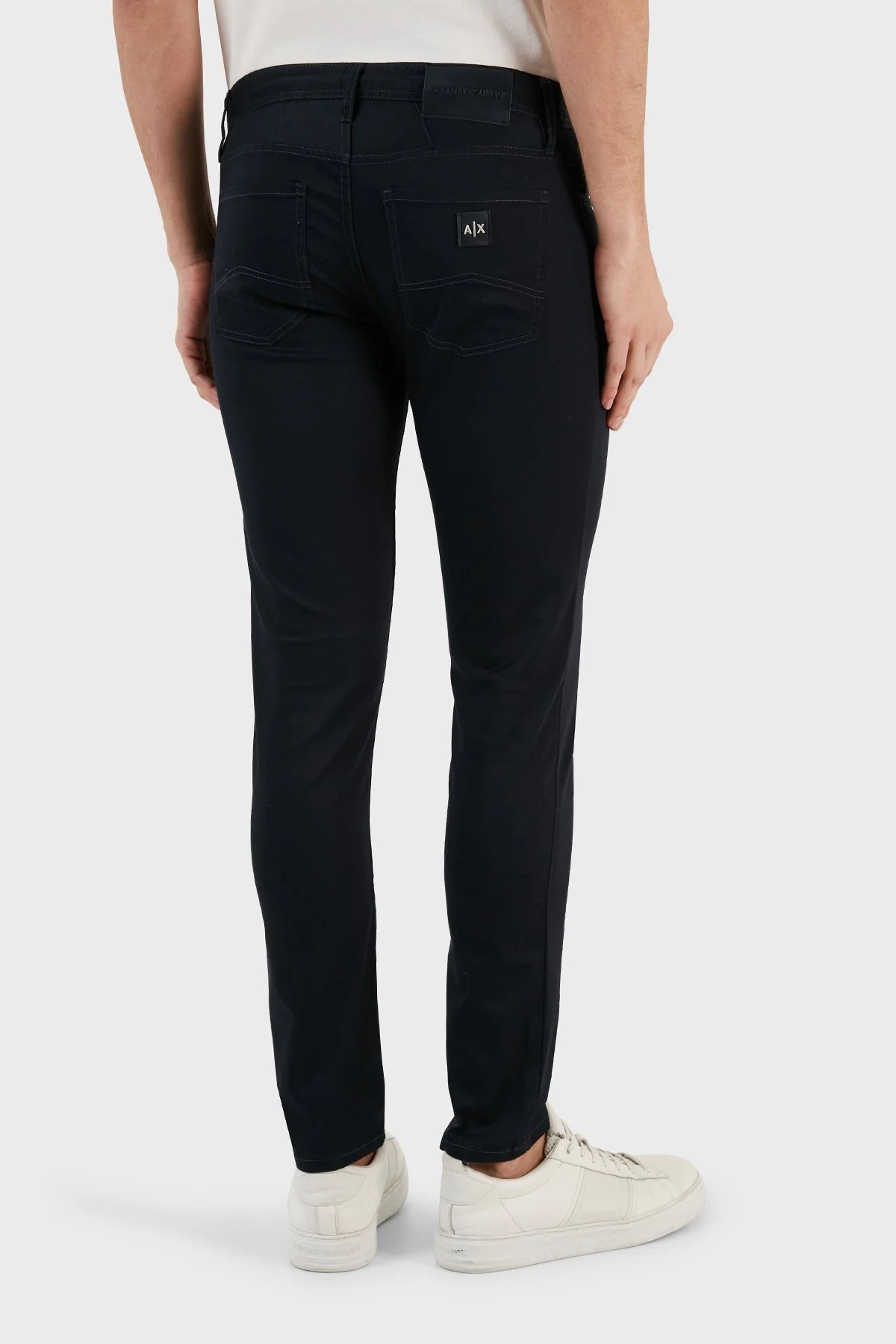 Armani Exchange J14 Pamuklu Skinny Fit Dar Paça Erkek Pantolon 8NZJ14 ZNXQZ 1583 LACİVERT - 5