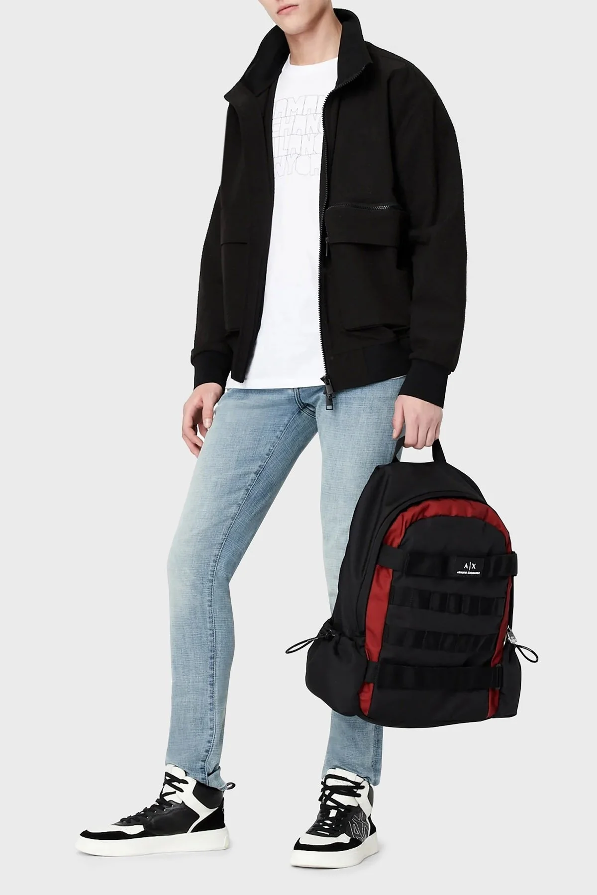 Armani Exchange J14 Streç Pamuklu Skinny Fit Jeans Erkek Kot Pantolon 3RZJ14 Z2UHZ 1500 MAVİ - 3