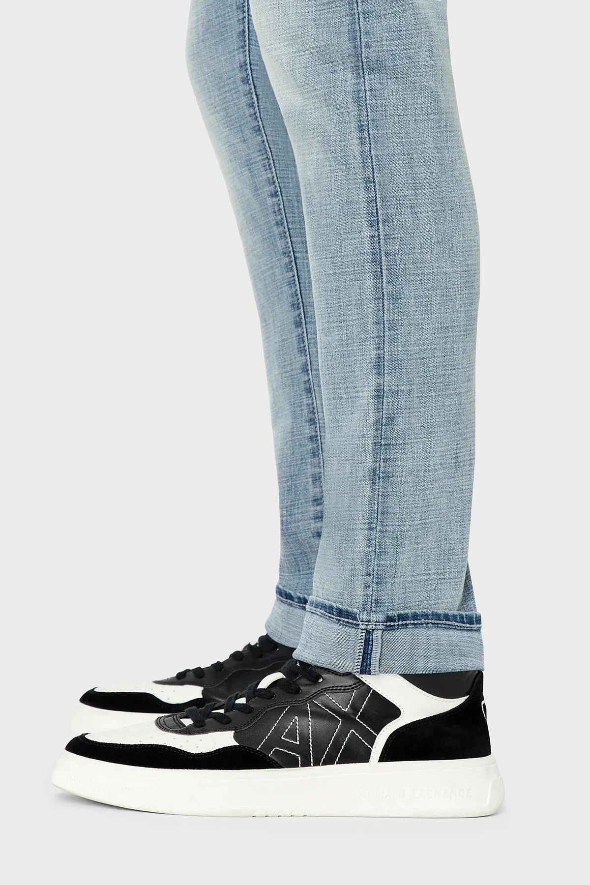 Armani Exchange J14 Streç Pamuklu Skinny Fit Jeans Erkek Kot Pantolon 3RZJ14 Z2UHZ 1500 MAVİ - 5