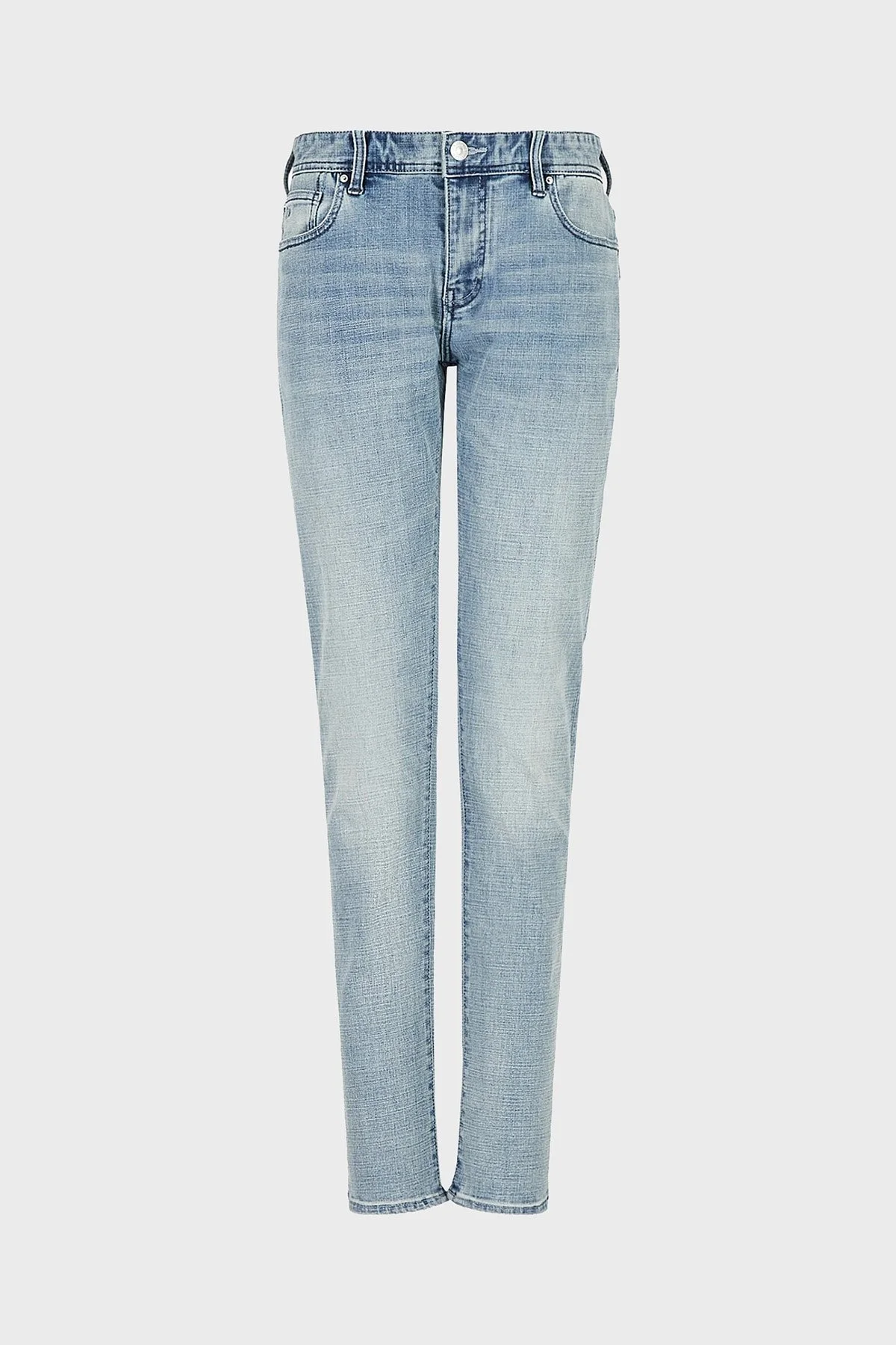 Armani Exchange J14 Streç Pamuklu Skinny Fit Jeans Erkek Kot Pantolon 3RZJ14 Z2UHZ 1500 MAVİ - 6