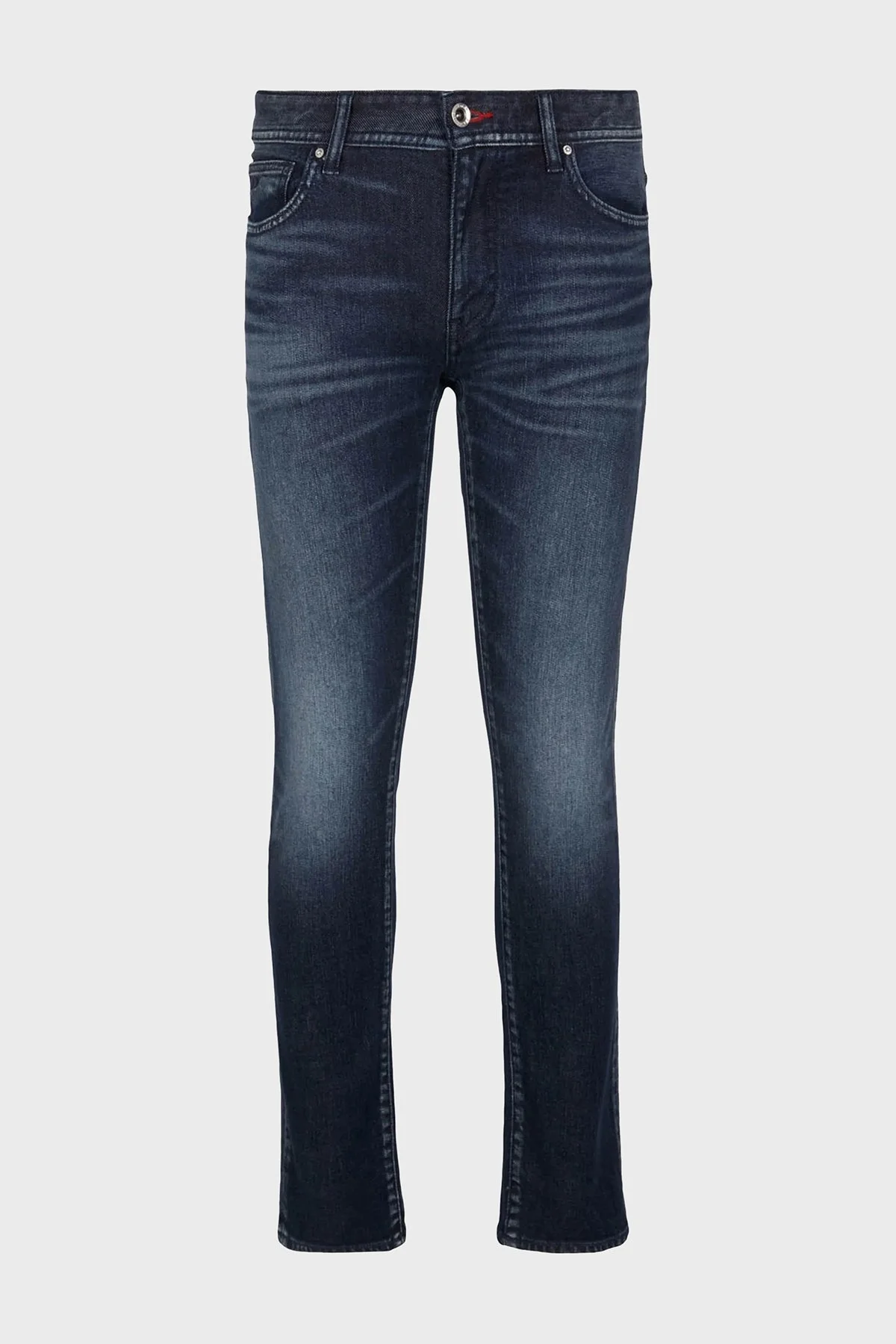 Armani Exchange J14 Streç Pamuklu Skinny Fit Jeans Erkek Kot Pantolon 6RZJ14 Z28LZ 1500 LACİVERT - 4