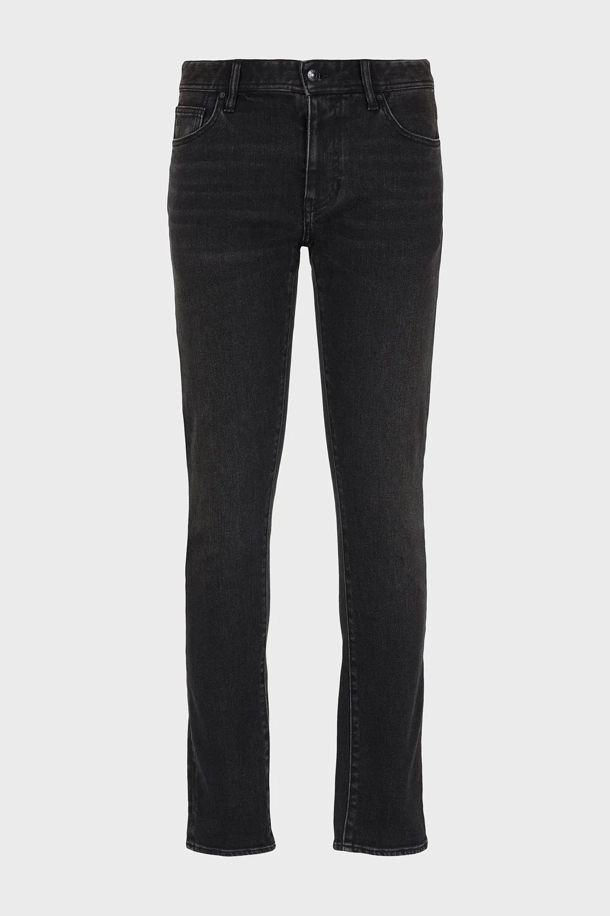 Armani Exchange J14 Yüksek Bel Skinny Fit Jeans Erkek Kot Pantolon 3DZJ14 Z1UXZ 0204 SİYAH - 5