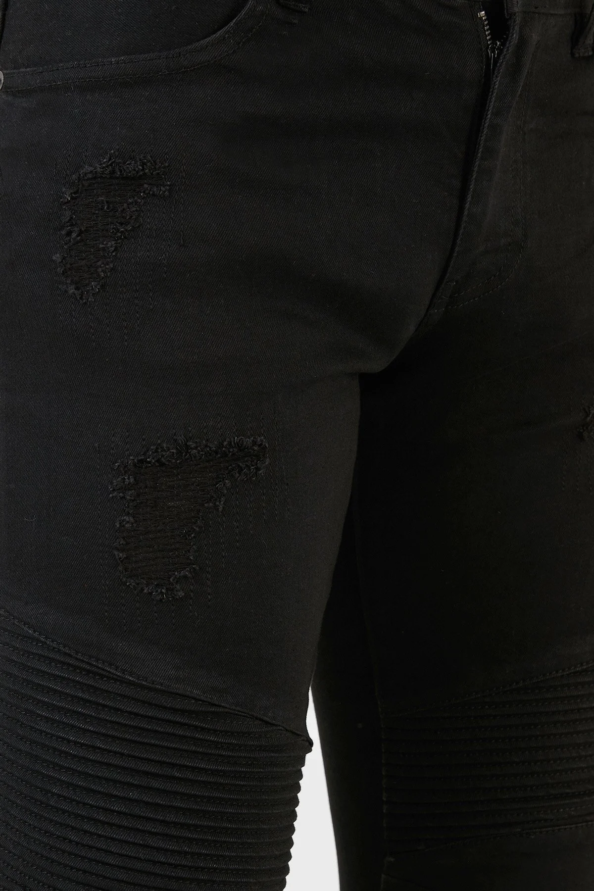 Armani Exchange J27 Streç Pamuklu Normal Bel Skinny Fit Jeans Erkek Kot Pantolon 6LZJ27 Z1AAZ 1200 SİYAH - 5