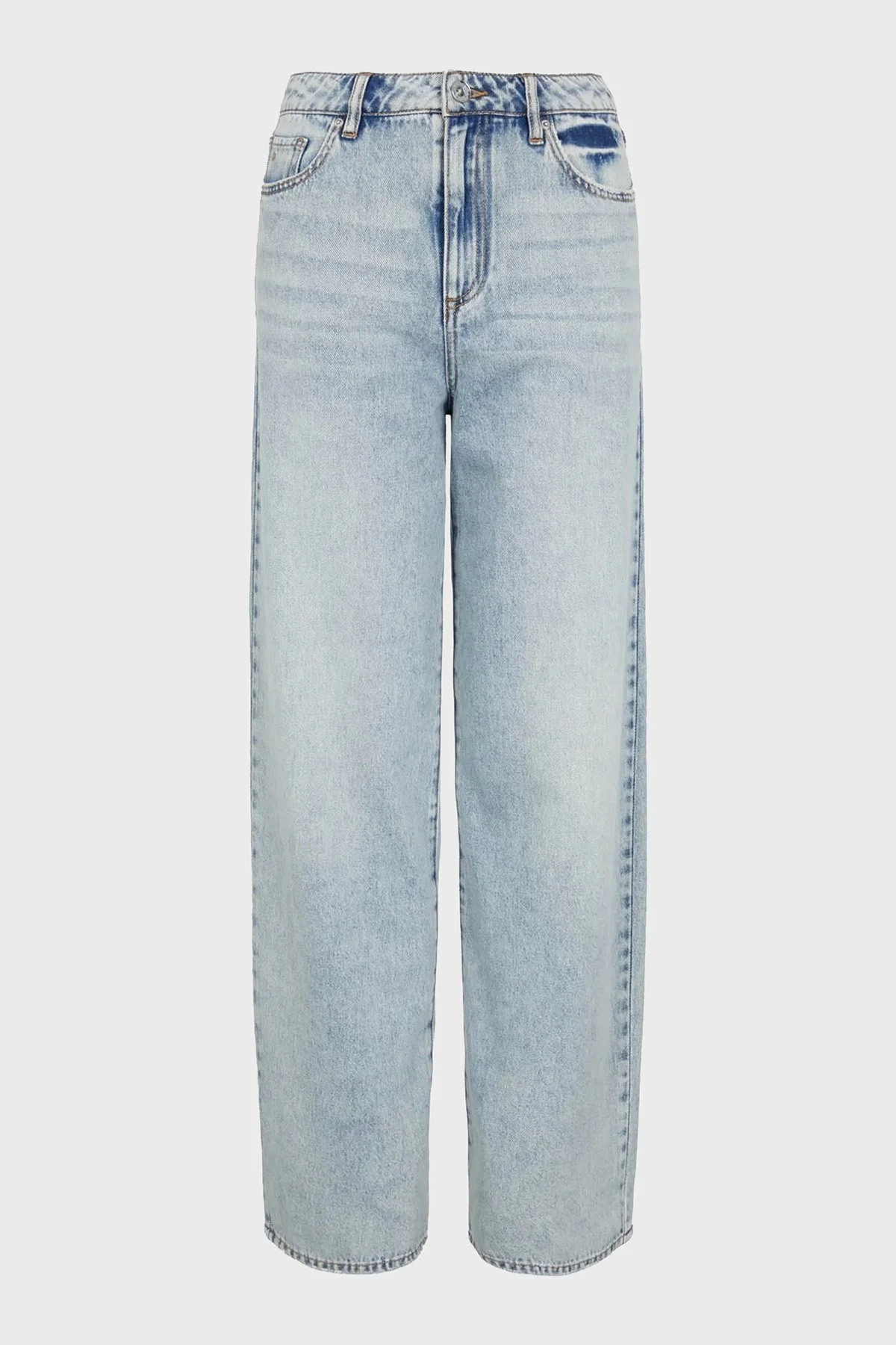 Armani Exchange J39 Süper Skinny Bol Paça Jeans Bayan Kot Pantolon 6RYJ38 Y11FZ 1500 MAVİ - 7
