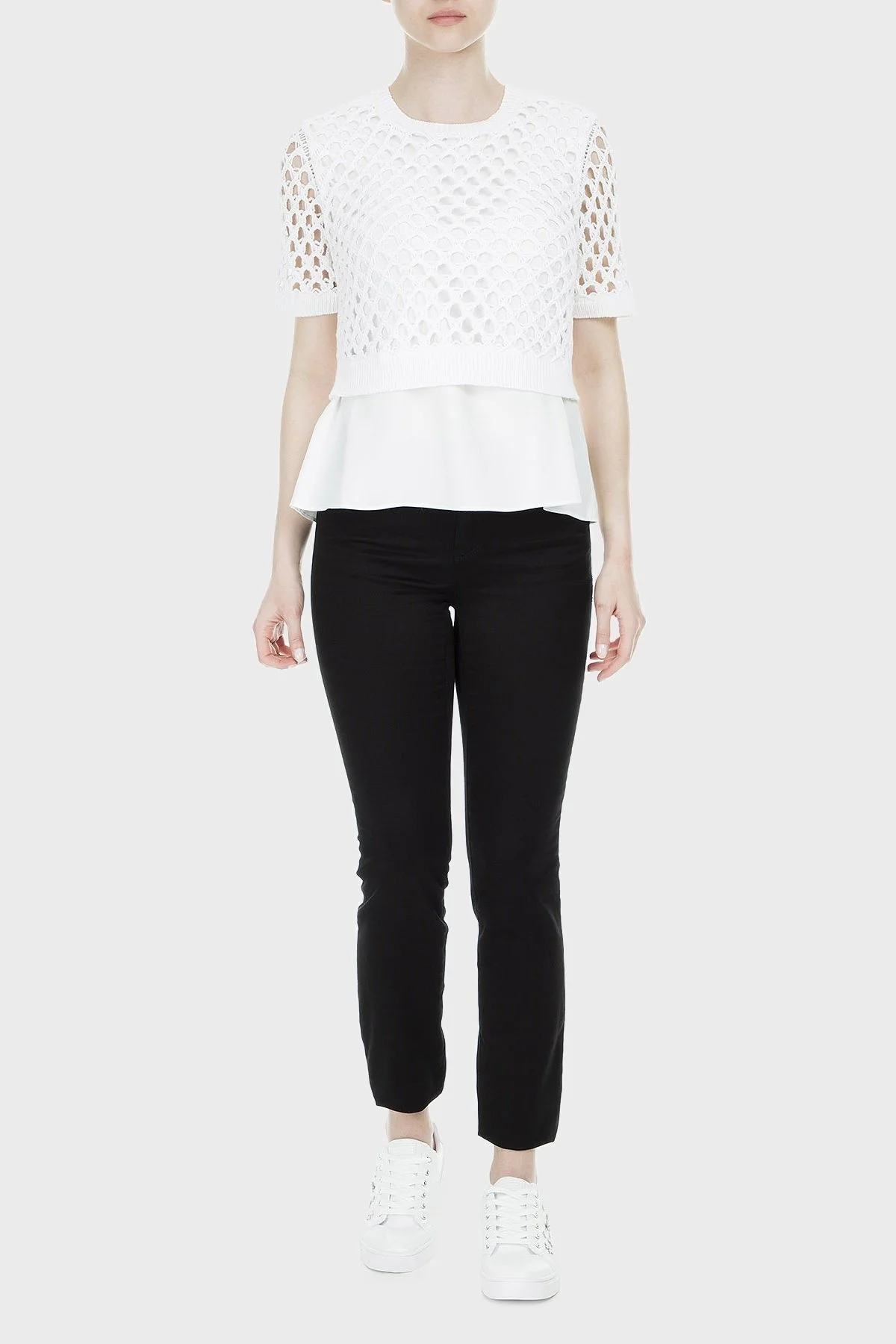 Armani Exchange J69 Jeans Bayan Kot Pantolon 3GYJ69 Y2GDZ 0204 SİYAH - 1