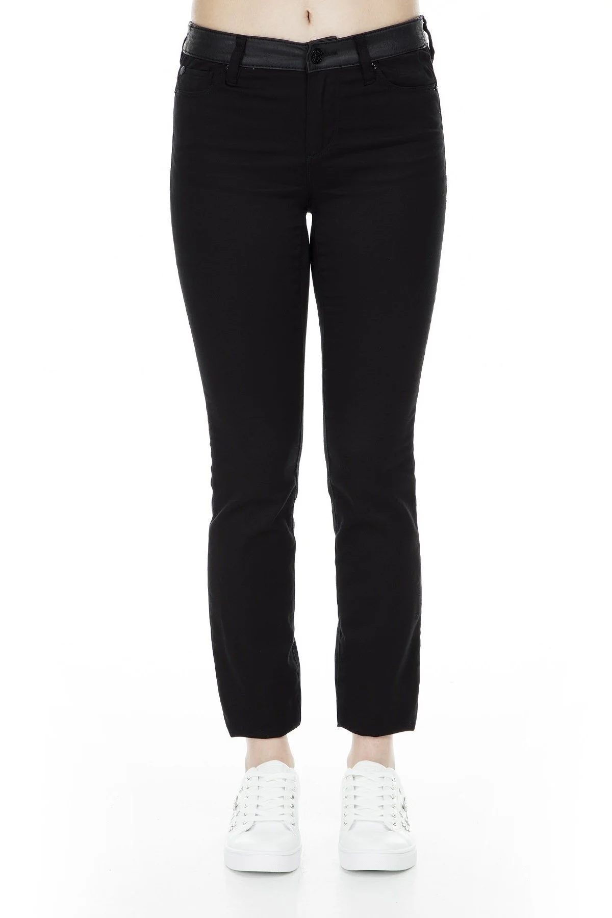 Armani Exchange J69 Jeans Bayan Kot Pantolon 3GYJ69 Y2GDZ 0204 SİYAH - 2