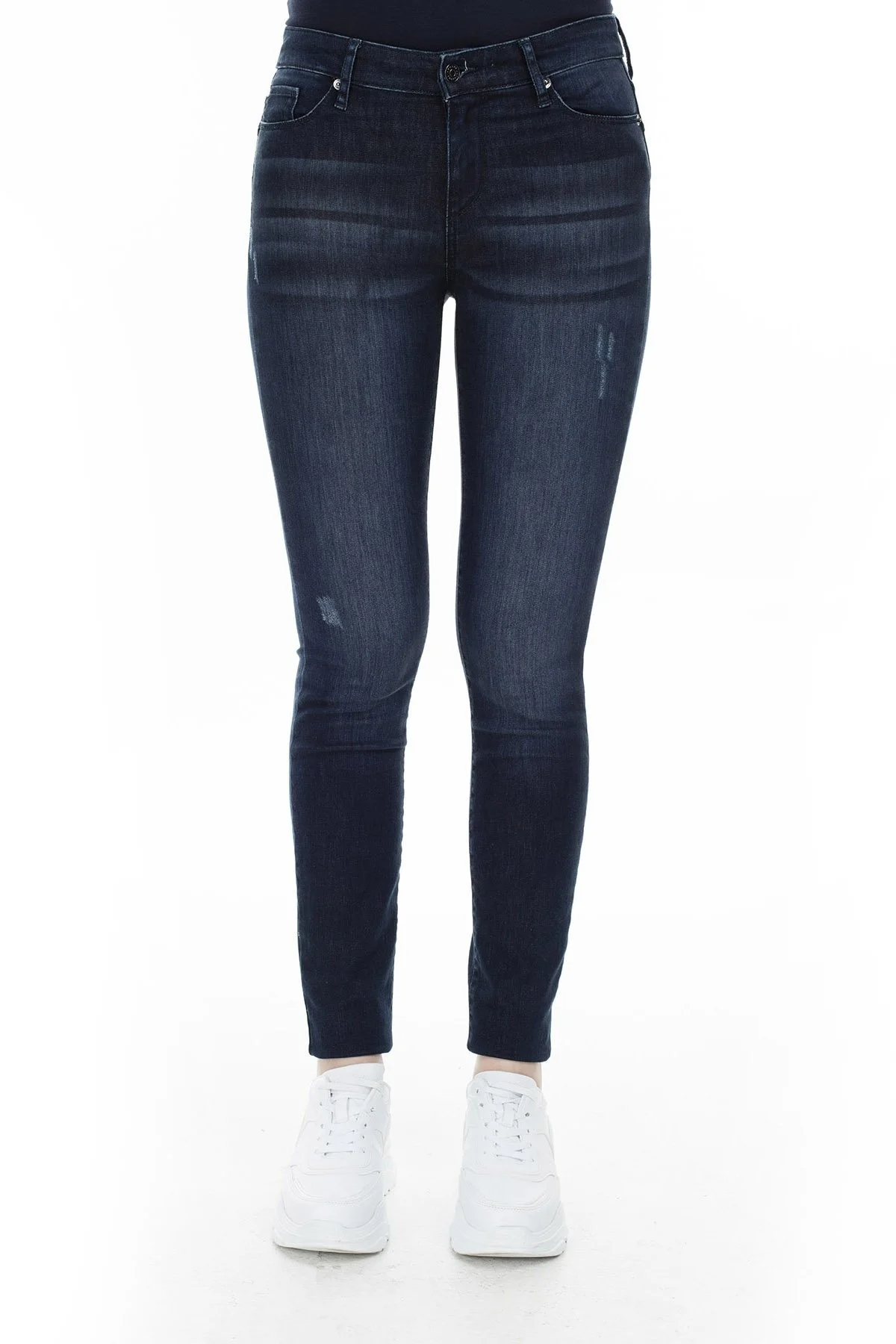 Armani Exchange J69 Jeans Bayan Kot Pantolon 6GYJ69 Y2HJZ 1500 İNDİGO - 2