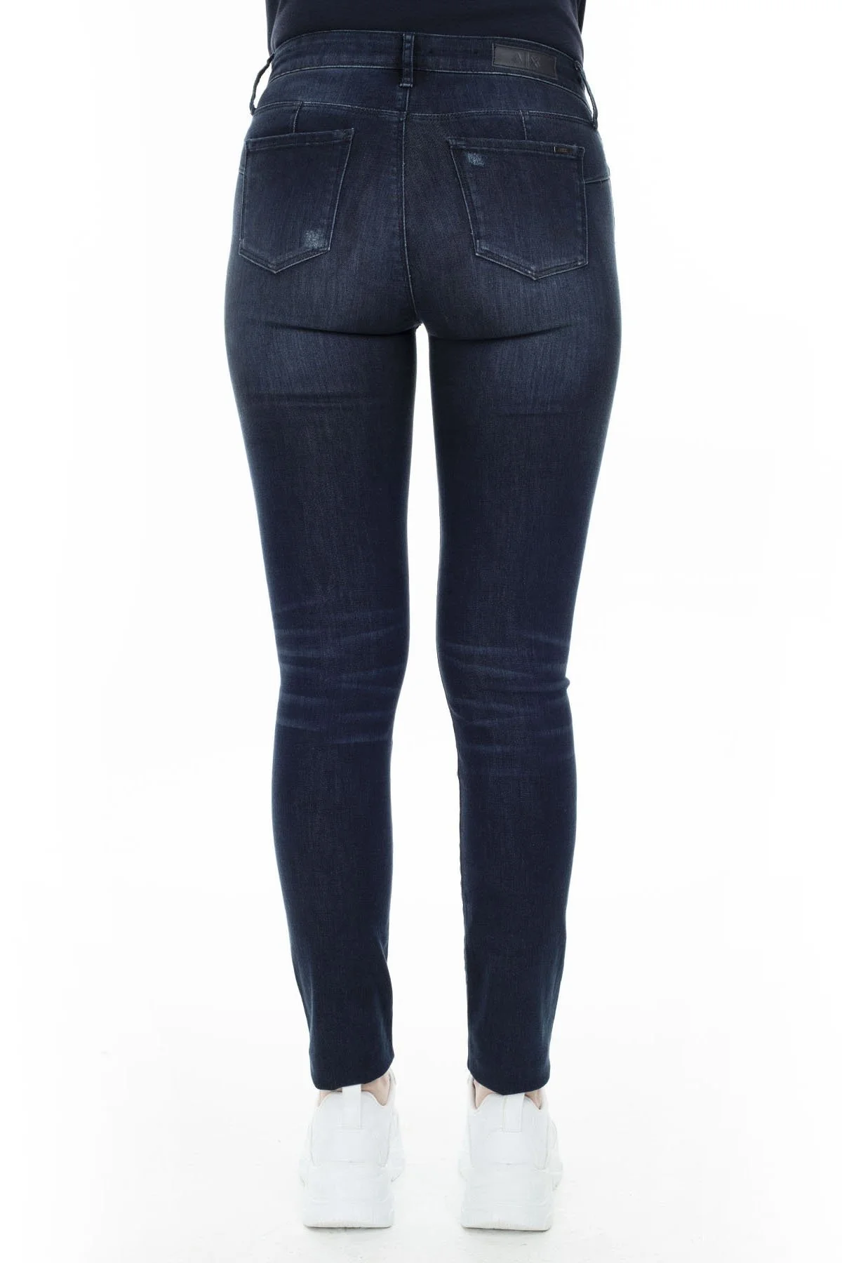 Armani Exchange J69 Jeans Bayan Kot Pantolon 6GYJ69 Y2HJZ 1500 İNDİGO - 4