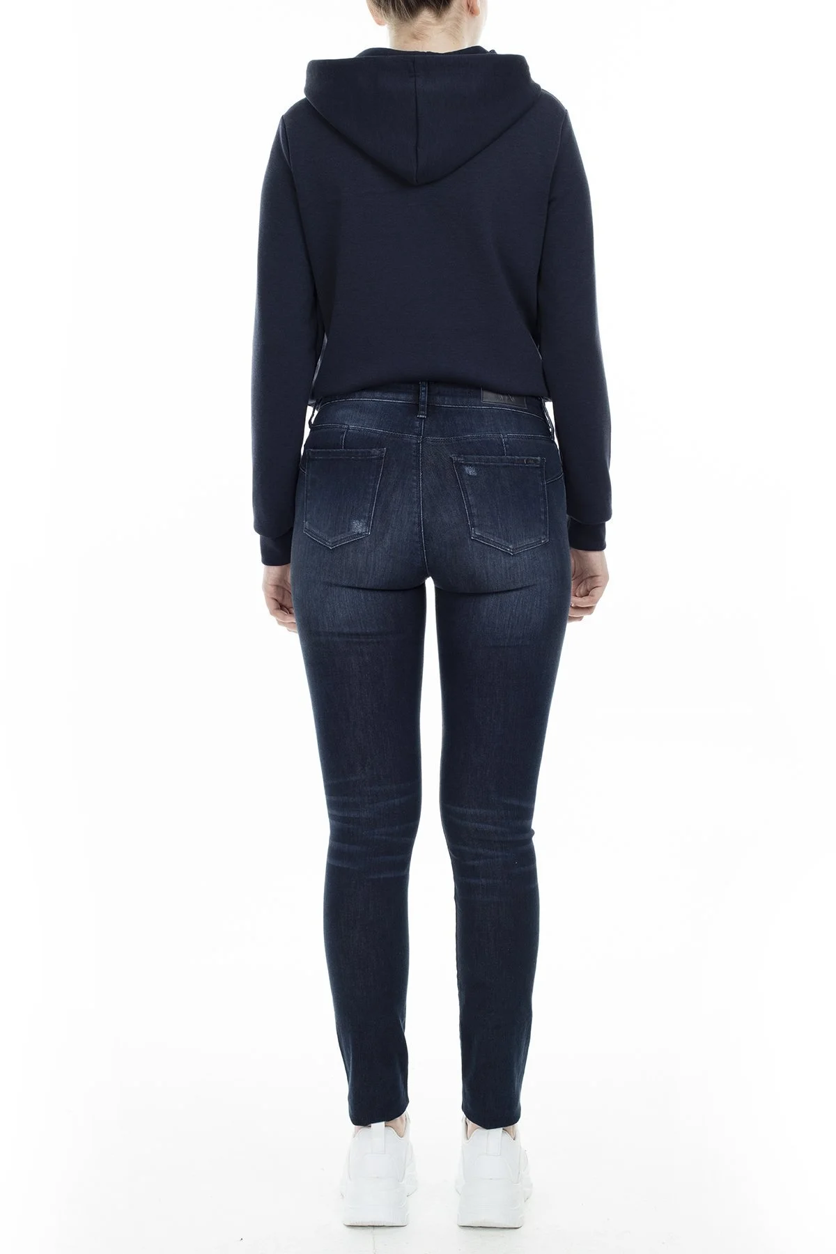 Armani Exchange J69 Jeans Bayan Kot Pantolon 6GYJ69 Y2HJZ 1500 İNDİGO - 5