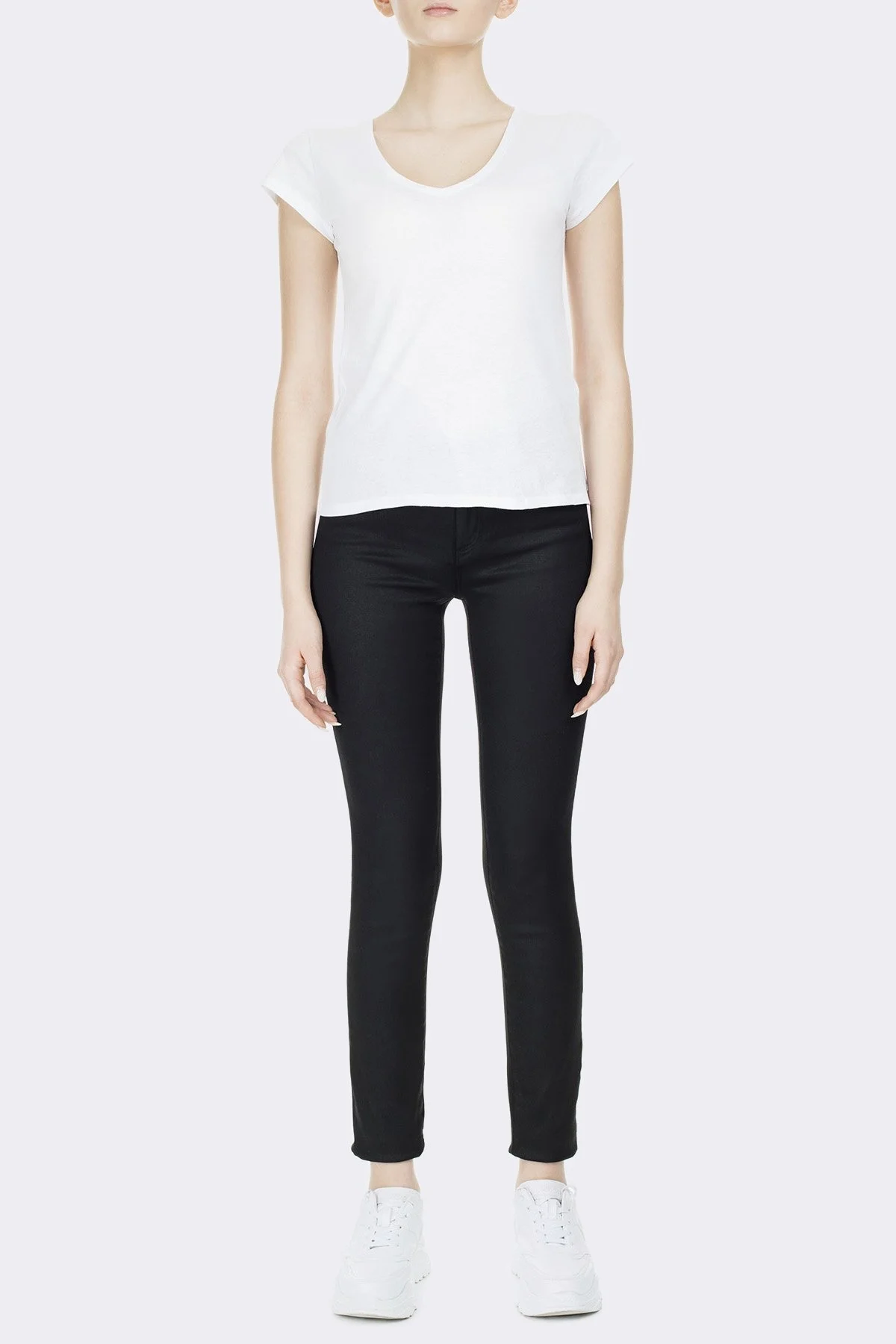 Armani Exchange J69 Jeans Bayan Kot Pantolon 6GYJ69 Y2MEZ 1200 SİYAH - 1