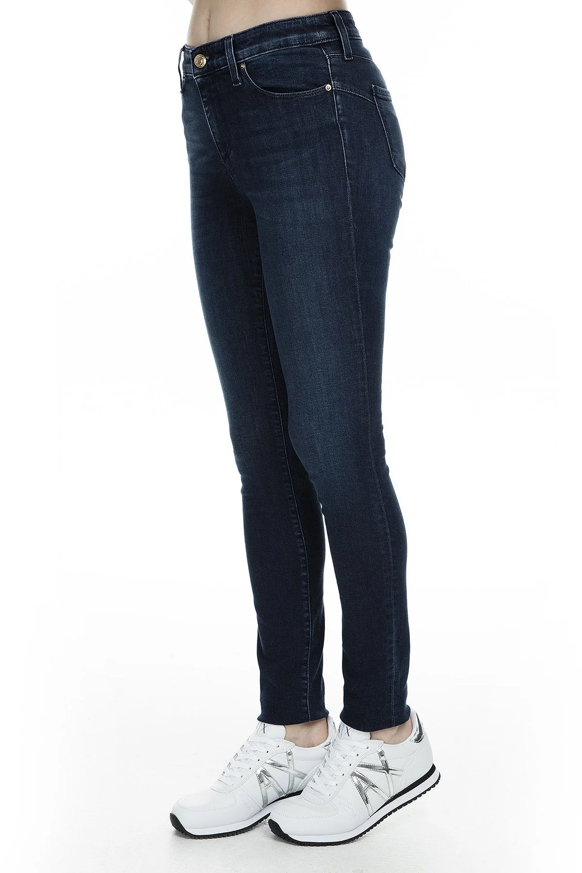 Armani Exchange J69 Jeans Bayan Kot Pantolon 6GYJ69 Y2MSZ 1500 LACİVERT - 3