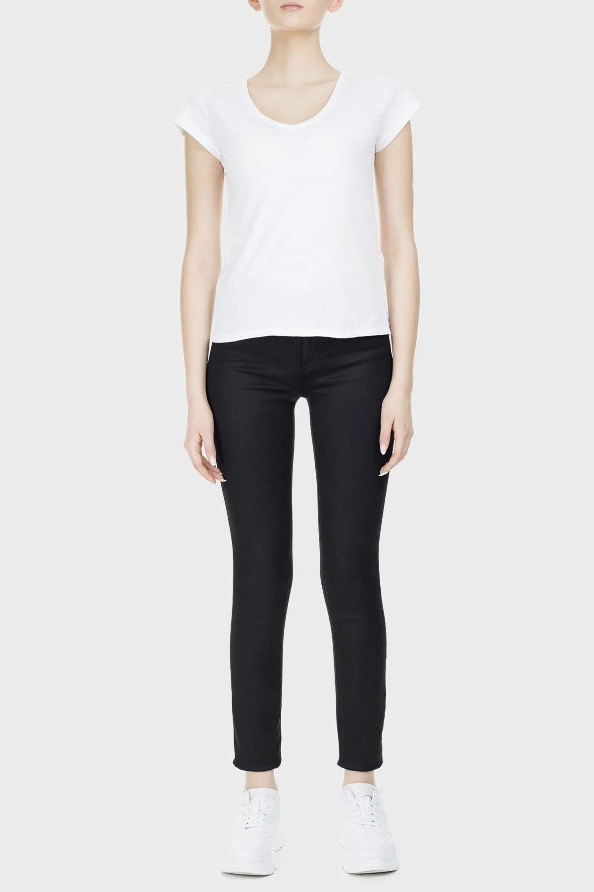 Armani Exchange J69 Jeans Bayan Kot Pantolon S 6GYJ69 Y2MEZ 1200 SİYAH - 1