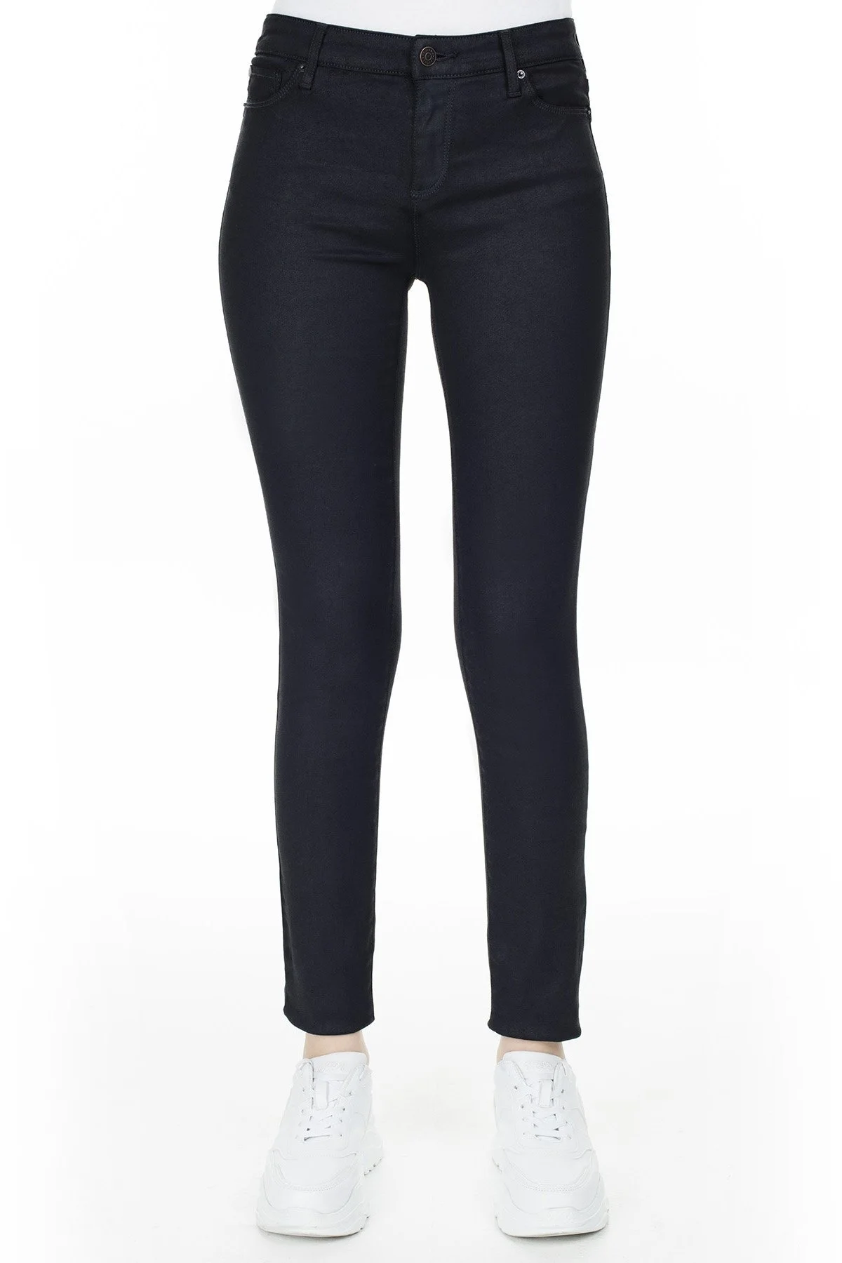 Armani Exchange J69 Super Skinny Jeans Bayan Kot Pantolon 6GYJ69 Y2MEZ 1593 LACİVERT - 2