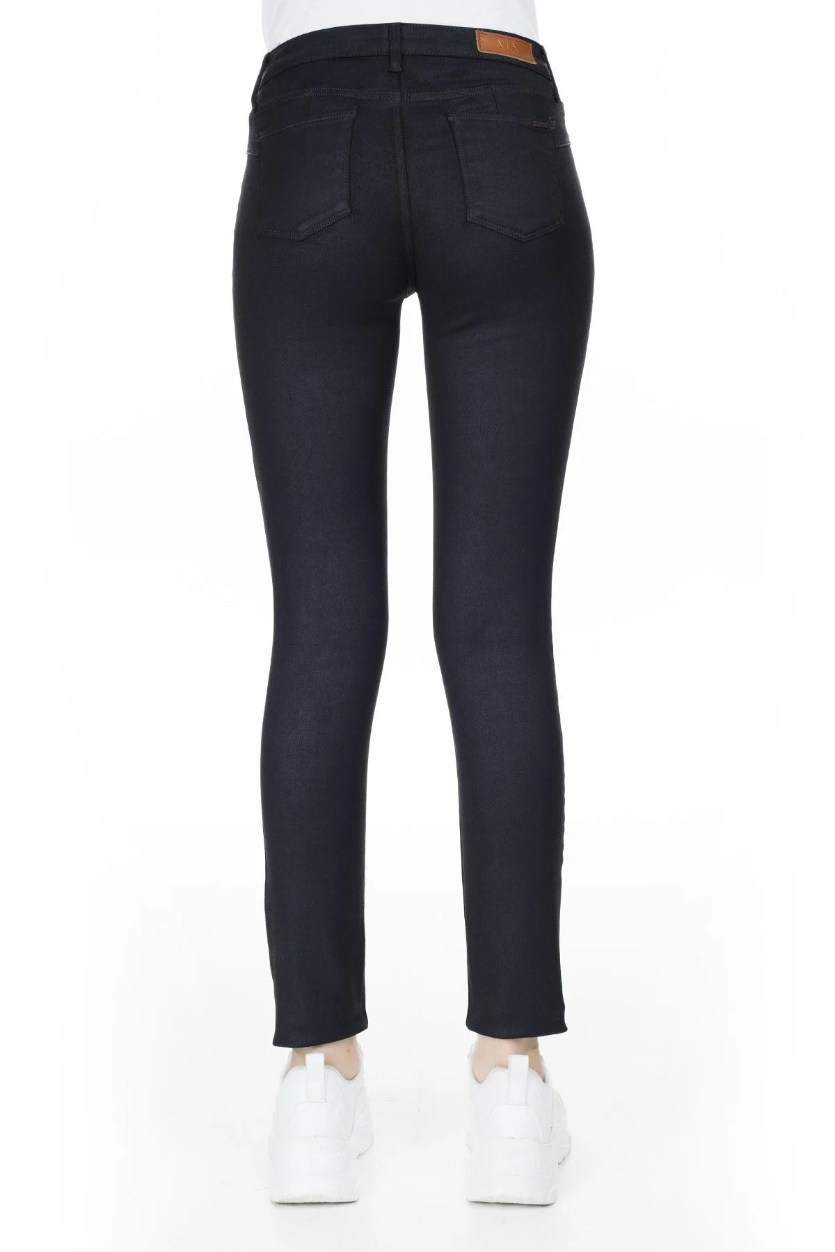 Armani Exchange J69 Super Skinny Jeans Bayan Kot Pantolon 6GYJ69 Y2MEZ 1593 LACİVERT - 4