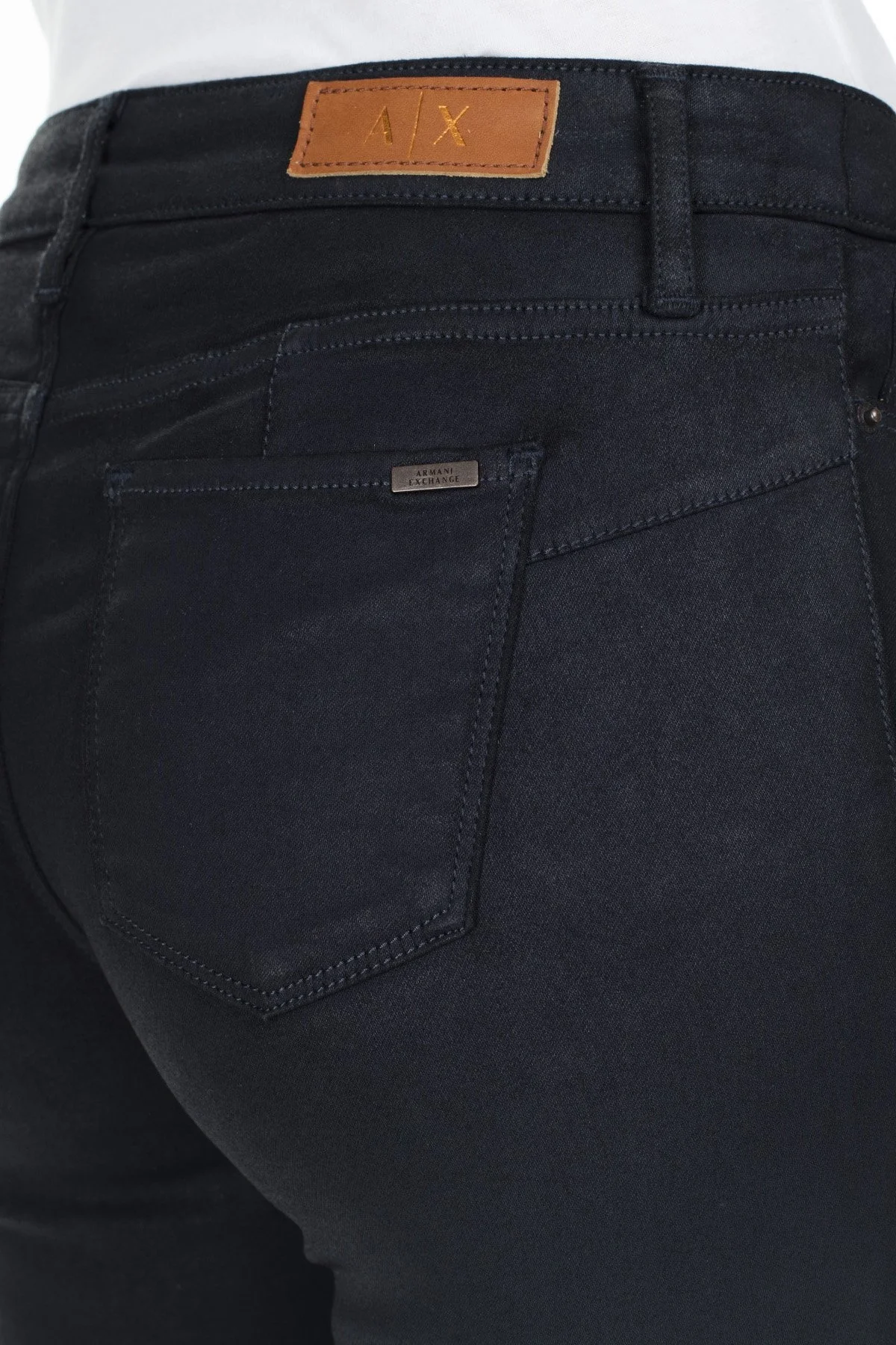 Armani Exchange J69 Super Skinny Jeans Bayan Kot Pantolon 6GYJ69 Y2MEZ 1593 LACİVERT - 7