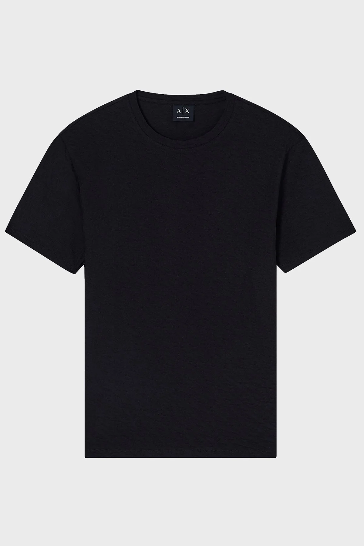 Armani Exchange Jakarlı Dar Kesim Bisiklet Yaka Erkek T Shirt XM002821 AF10337 UC001 SİYAH - 5