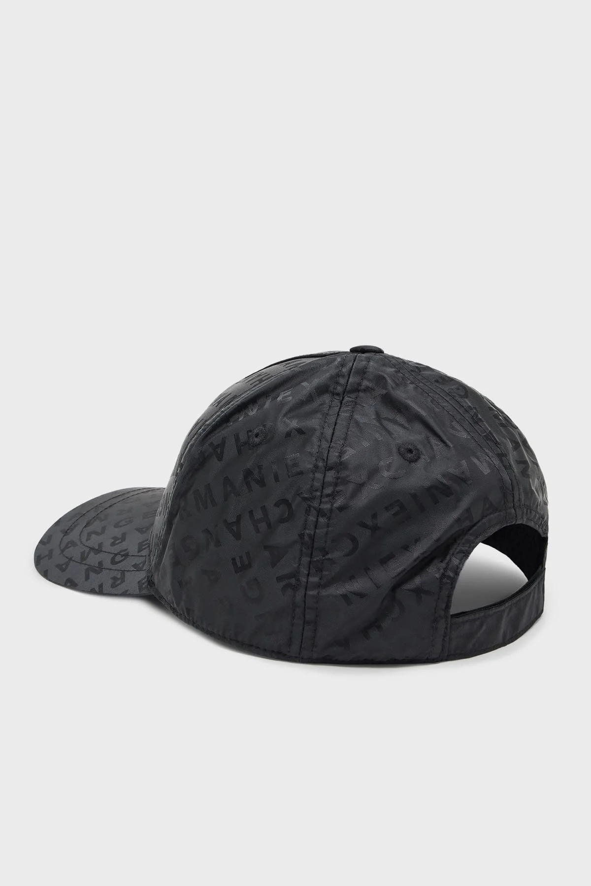 Armani Exchange Jakarlı Logo Baskılı Erkek Şapka XM001519 AF16592 FC022 SİYAH - 3
