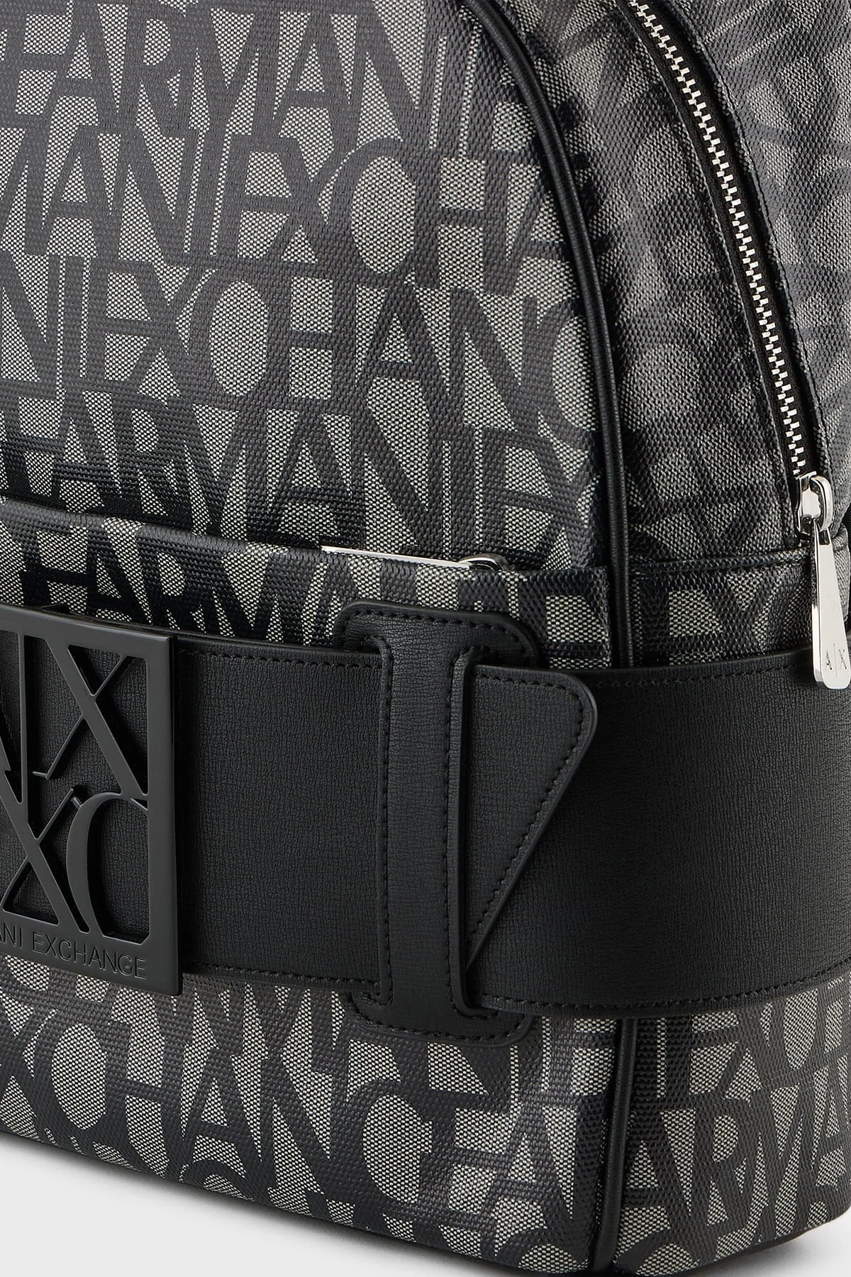 Armani Exchange Kabartma Logolu Ayarlanabilir Omuz Askılı Kadın Sırt Çantası 949153 3F742 00850 SİYAH-BEJ - 6