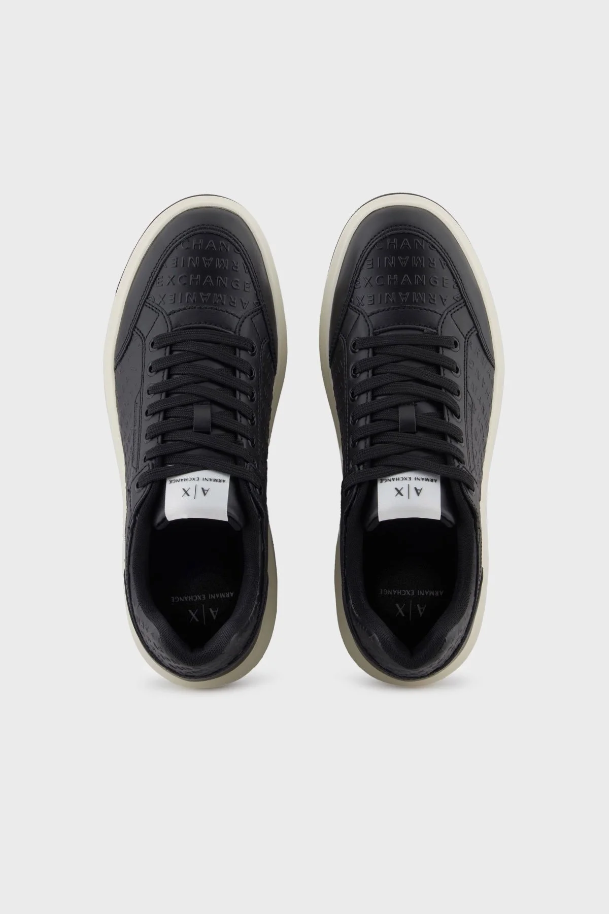 Armani Exchange Kabartma Logolu Sneaker Erkek Ayakkabı XM001722 AF17537 UC001 SİYAH - 3